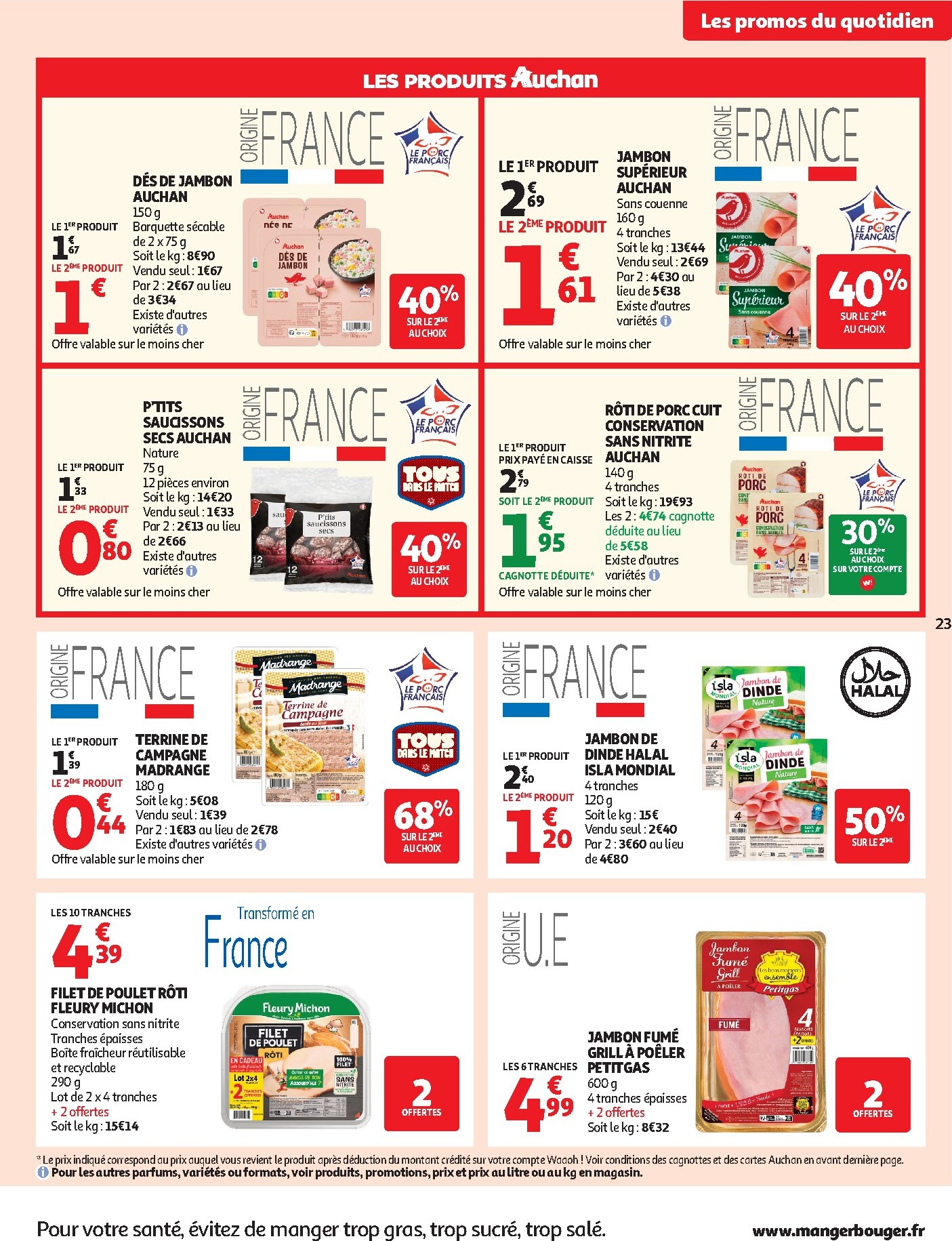 auchan - Flyer Auchan pour la semaine prochaine du du mardi 30/06/2026 au du dimanche 12/07/2026 - page: 23