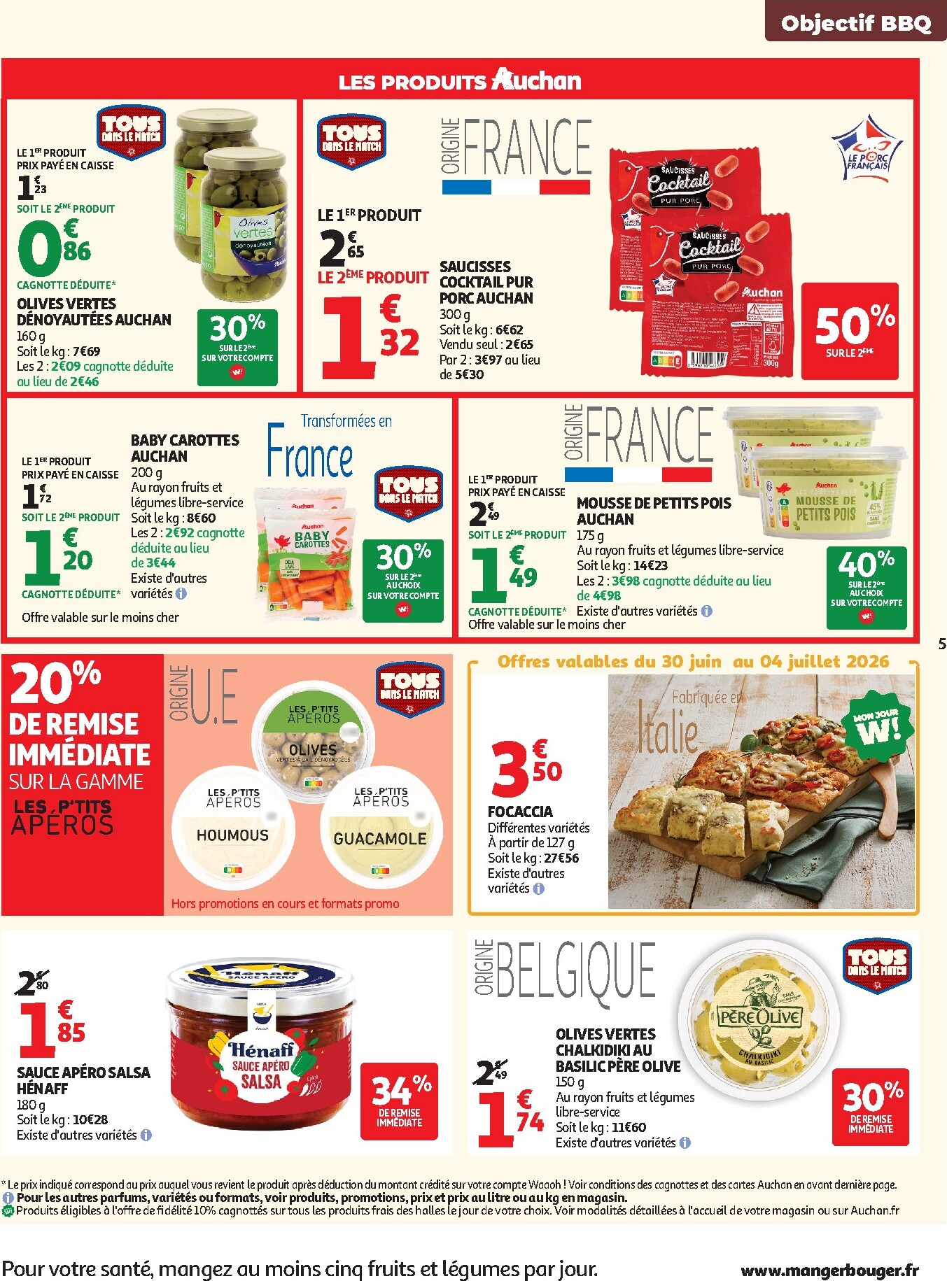 auchan - Flyer Auchan pour la semaine prochaine du du mardi 30/06/2026 au du dimanche 12/07/2026 - page: 5