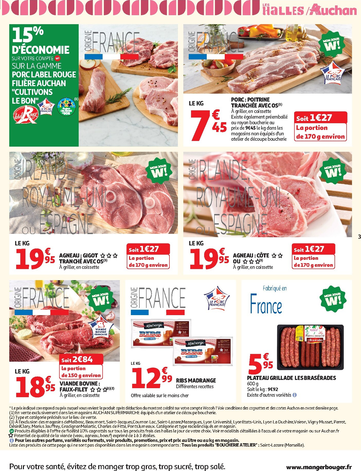 auchan - Flyer Auchan - Tops, Halles supers - Supermarché pour la semaine prochaine du du mardi 07/07/2026 au du samedi 11/07/2026 - page: 3