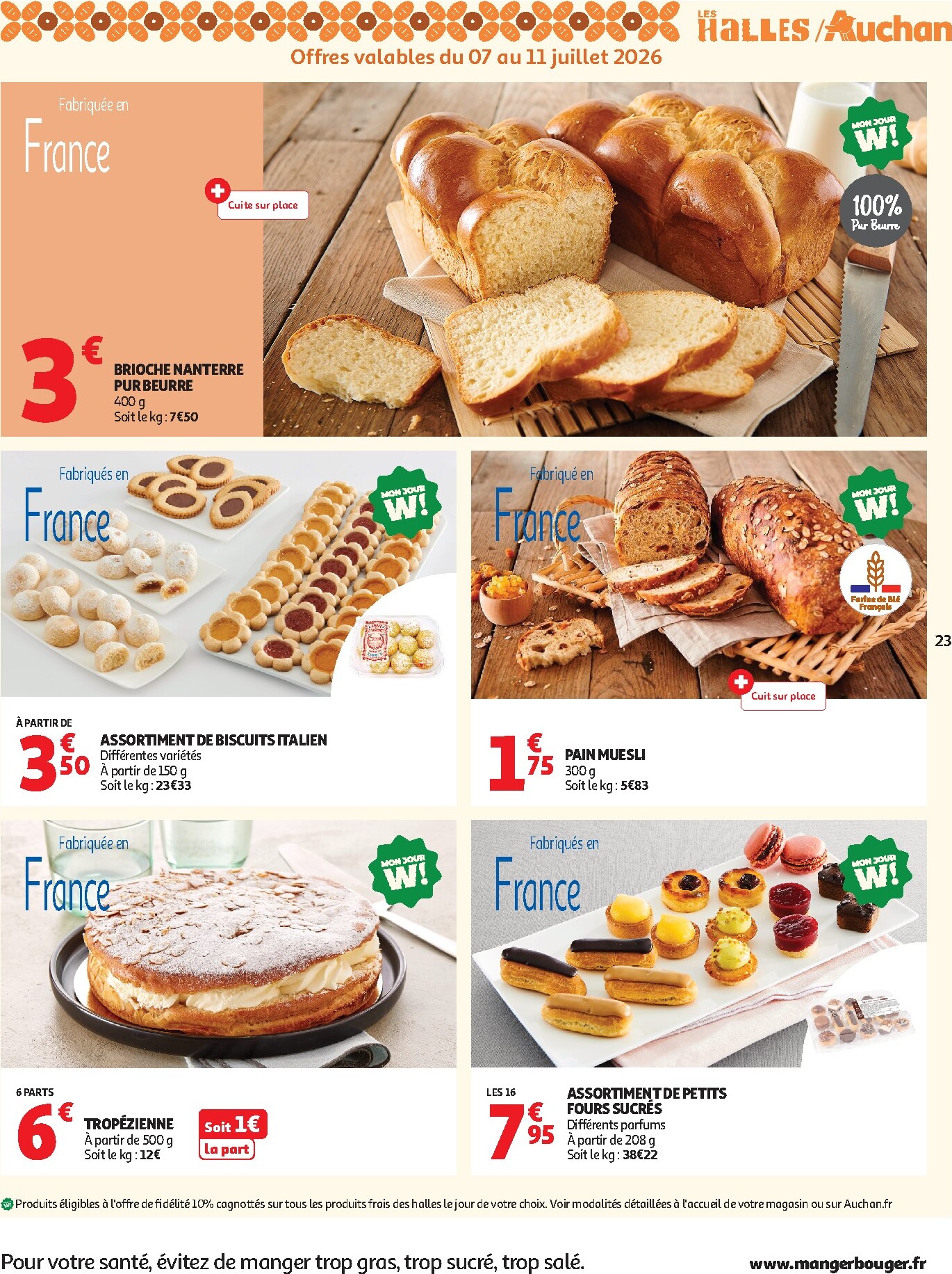 auchan - Flyer Auchan - Tops, Halles hypers - Hypermarché pour la semaine prochaine du du mardi 07/07/2026 au du dimanche 19/07/2026 - page: 23