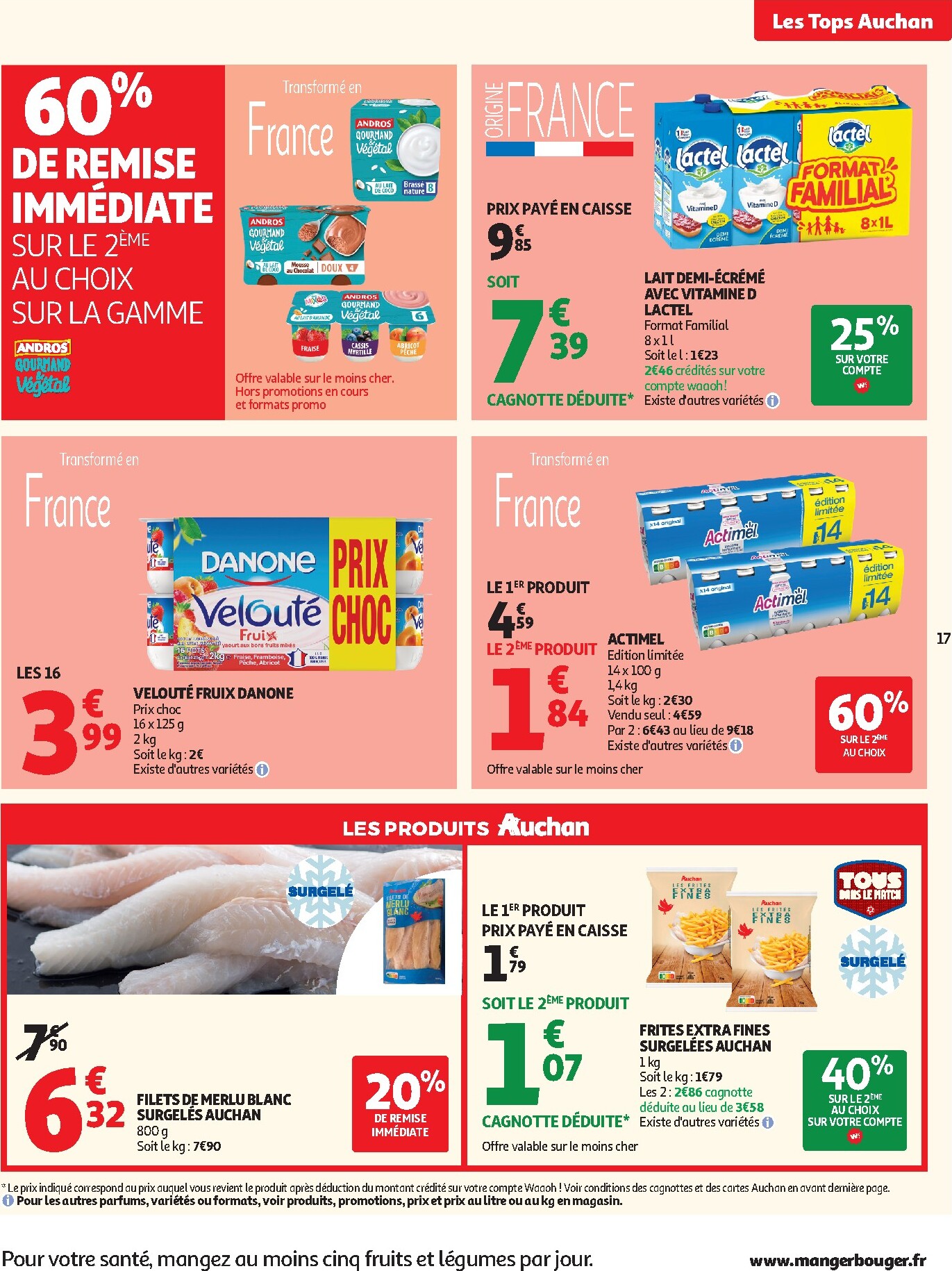 auchan - Flyer Auchan - Tops, Halles hypers - Hypermarché pour la semaine prochaine du du mardi 07/07/2026 au du dimanche 19/07/2026 - page: 17
