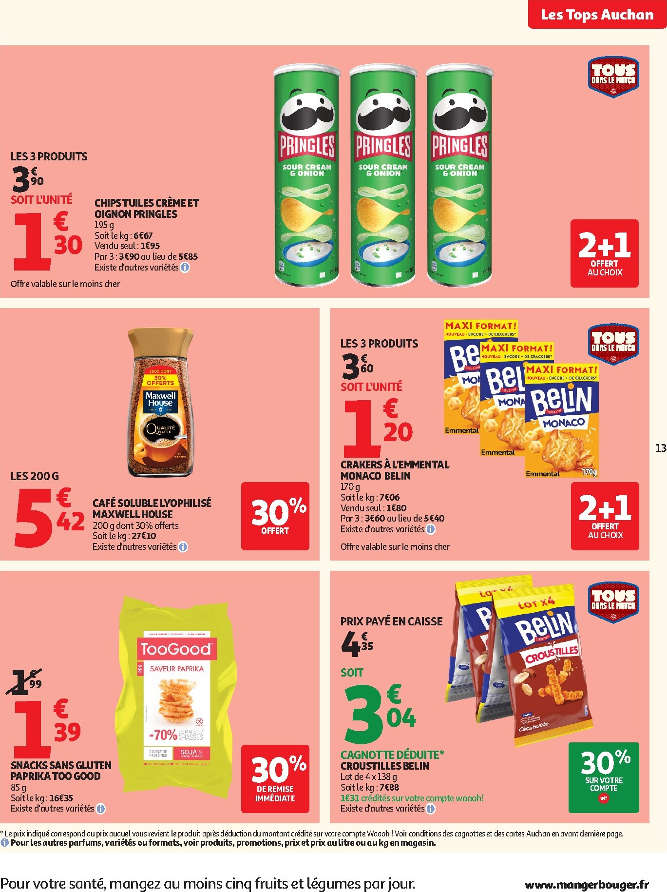 auchan - Flyer Auchan - Tops, Halles hypers - Hypermarché pour la semaine prochaine du du mardi 07/07/2026 au du dimanche 19/07/2026 - page: 13
