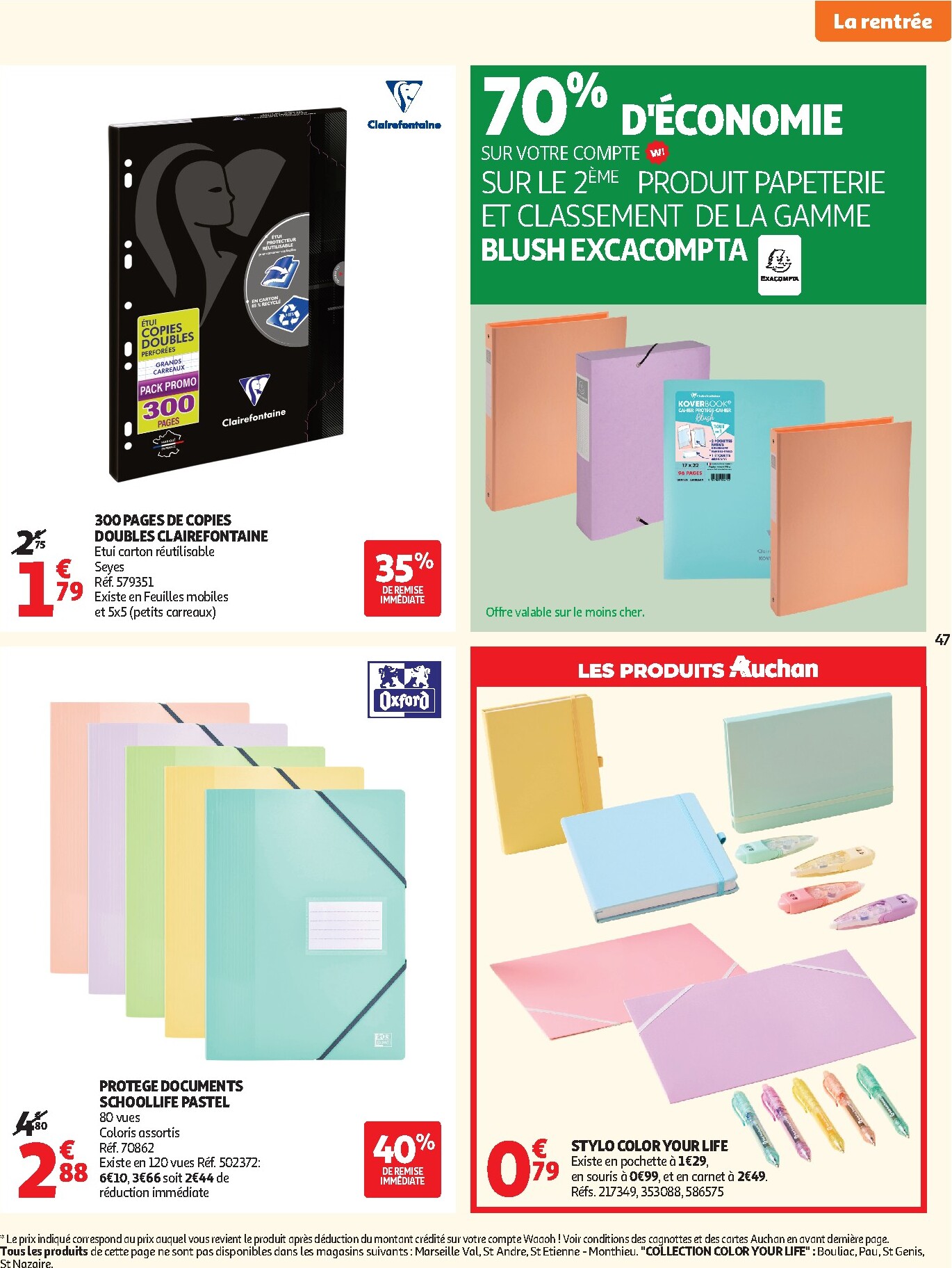auchan - Flyer Auchan - Tops, Halles hypers - Hypermarché pour la semaine prochaine du du mardi 07/07/2026 au du dimanche 19/07/2026 - page: 47