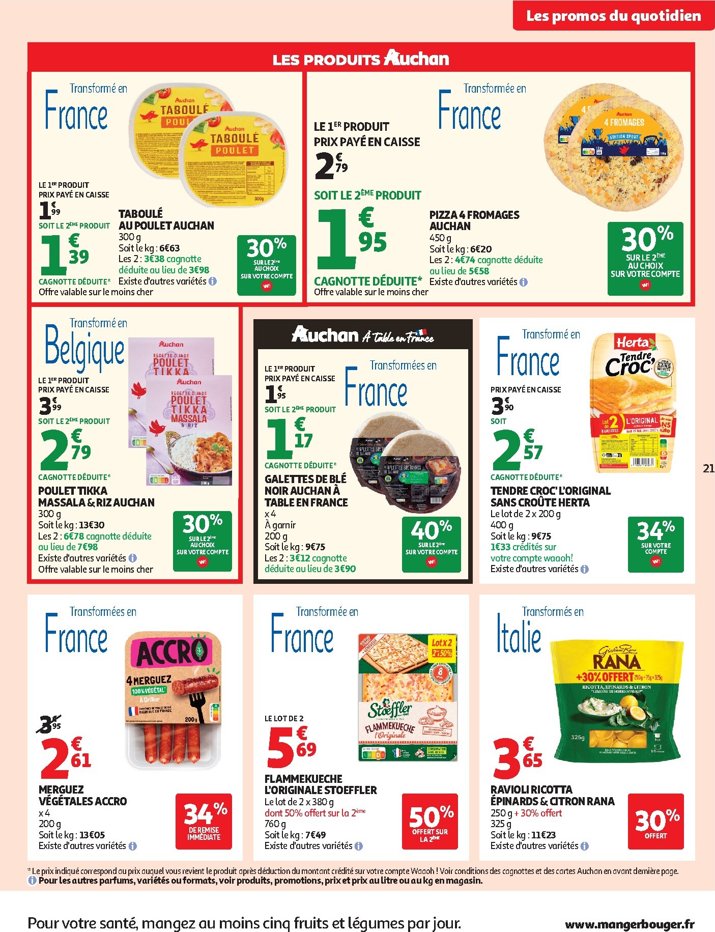 auchan - Prospectus Auchan - Petit déj, goûter hypers valide du du mercredi 15/07/2026 au du dimanche 26/07/2026 - page: 21
