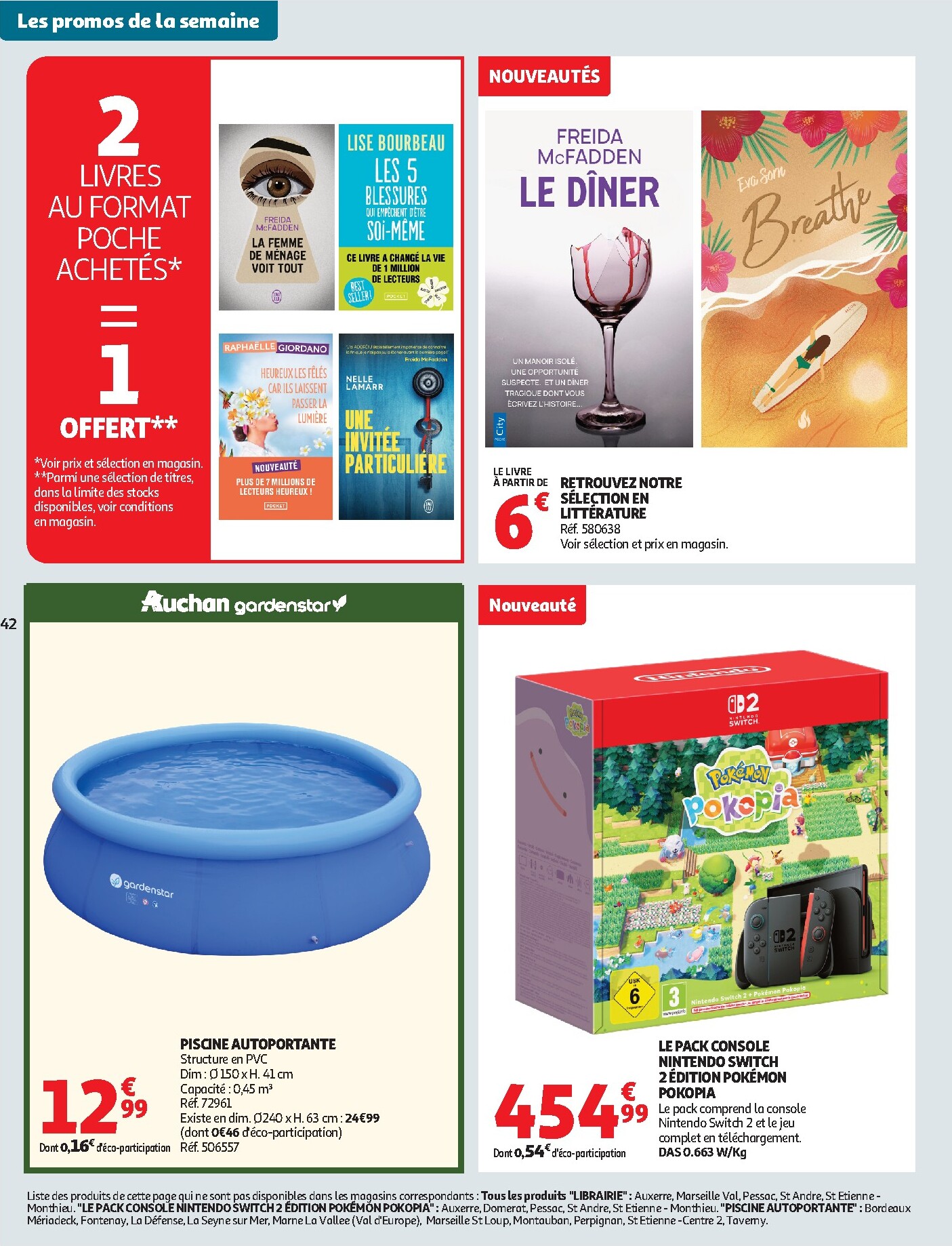 auchan - Prospectus Auchan - Petit déj, goûter hypers valide du du mercredi 15/07/2026 au du dimanche 26/07/2026 - page: 42