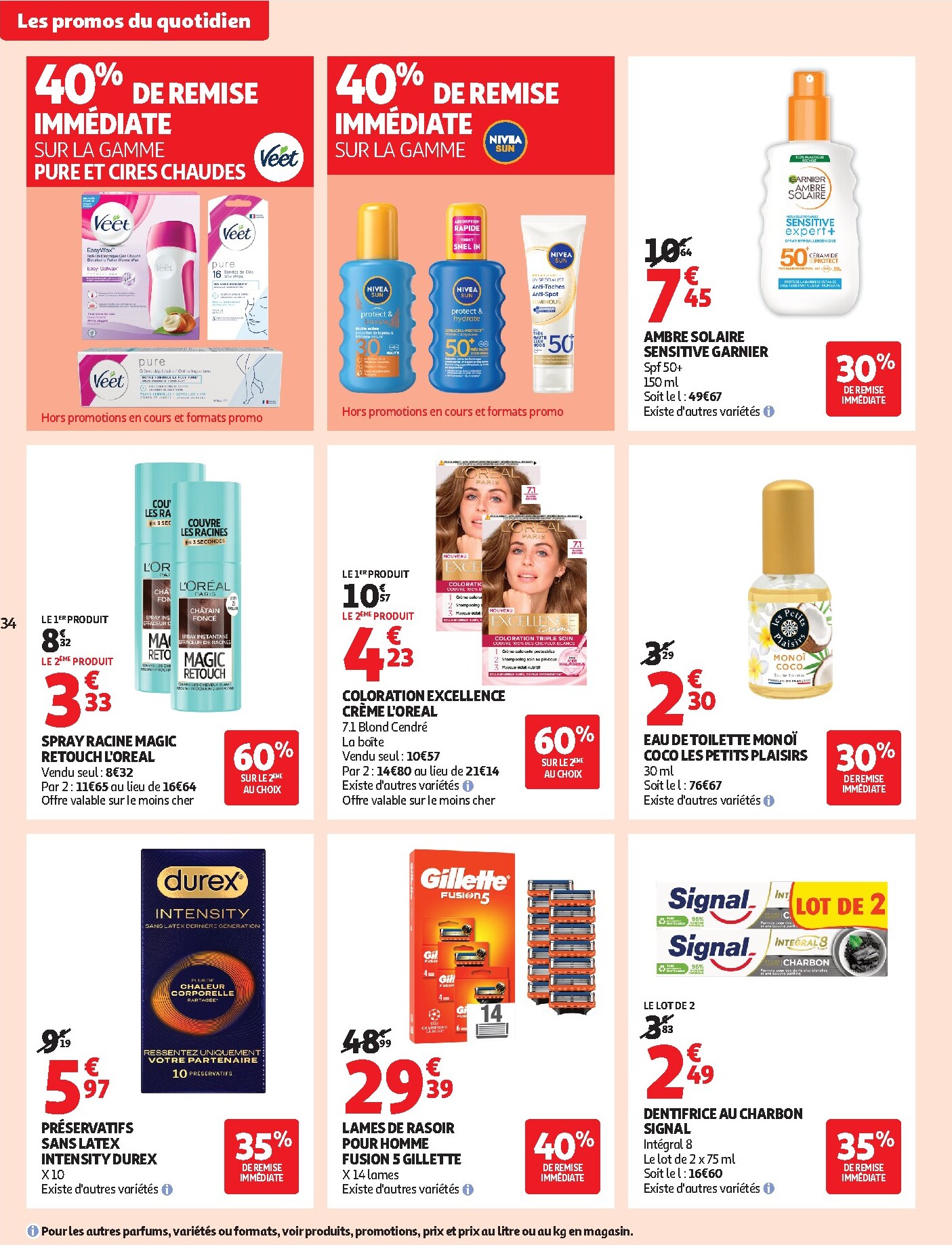 auchan - Prospectus Auchan - Petit déj, goûter hypers valide du du mercredi 15/07/2026 au du dimanche 26/07/2026 - page: 34