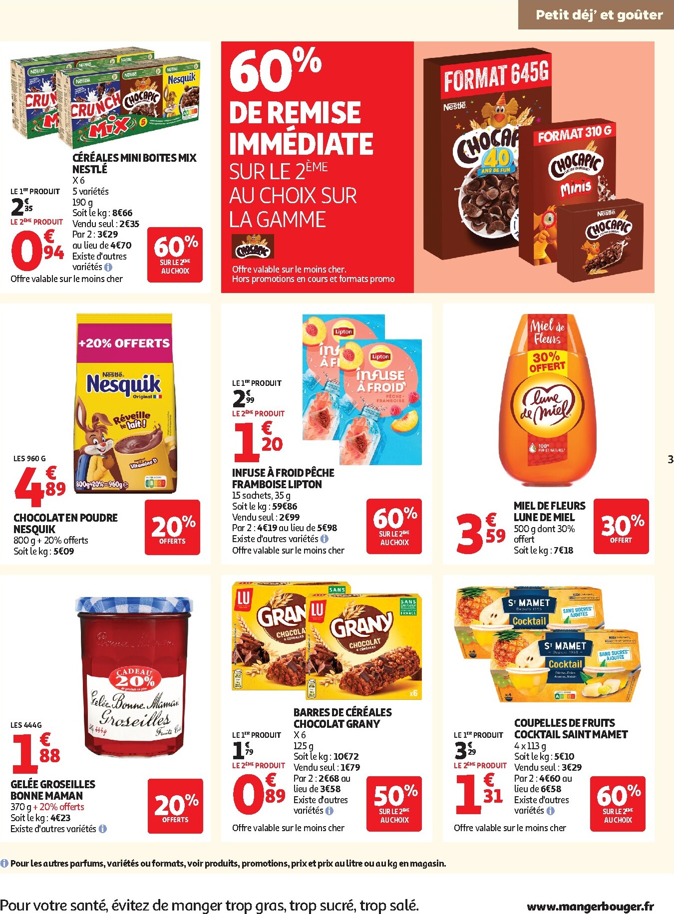 auchan - Prospectus Auchan - Petit déj, goûter hypers valide du du mercredi 15/07/2026 au du dimanche 26/07/2026 - page: 3