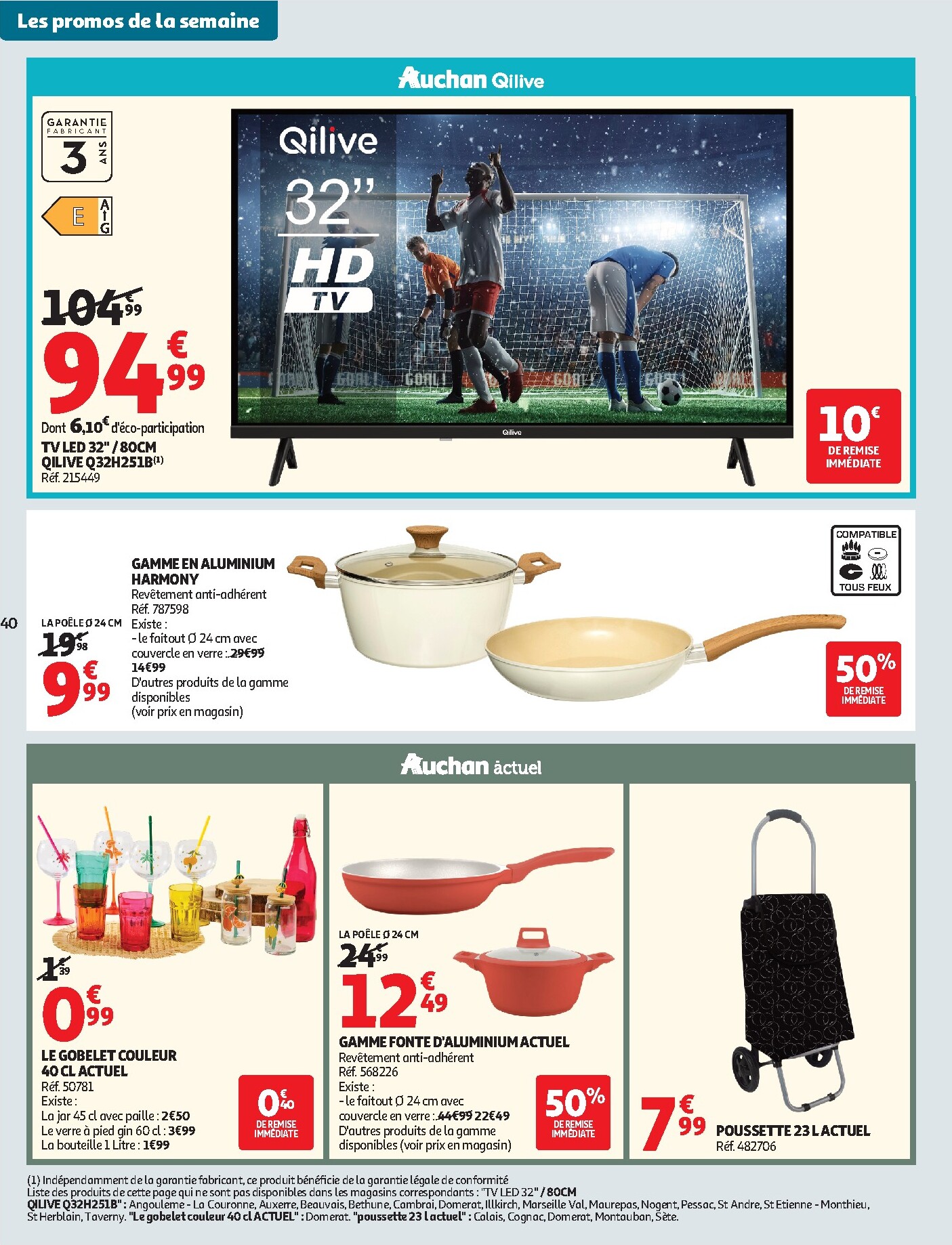 auchan - Prospectus Auchan - Petit déj, goûter hypers valide du du mercredi 15/07/2026 au du dimanche 26/07/2026 - page: 40