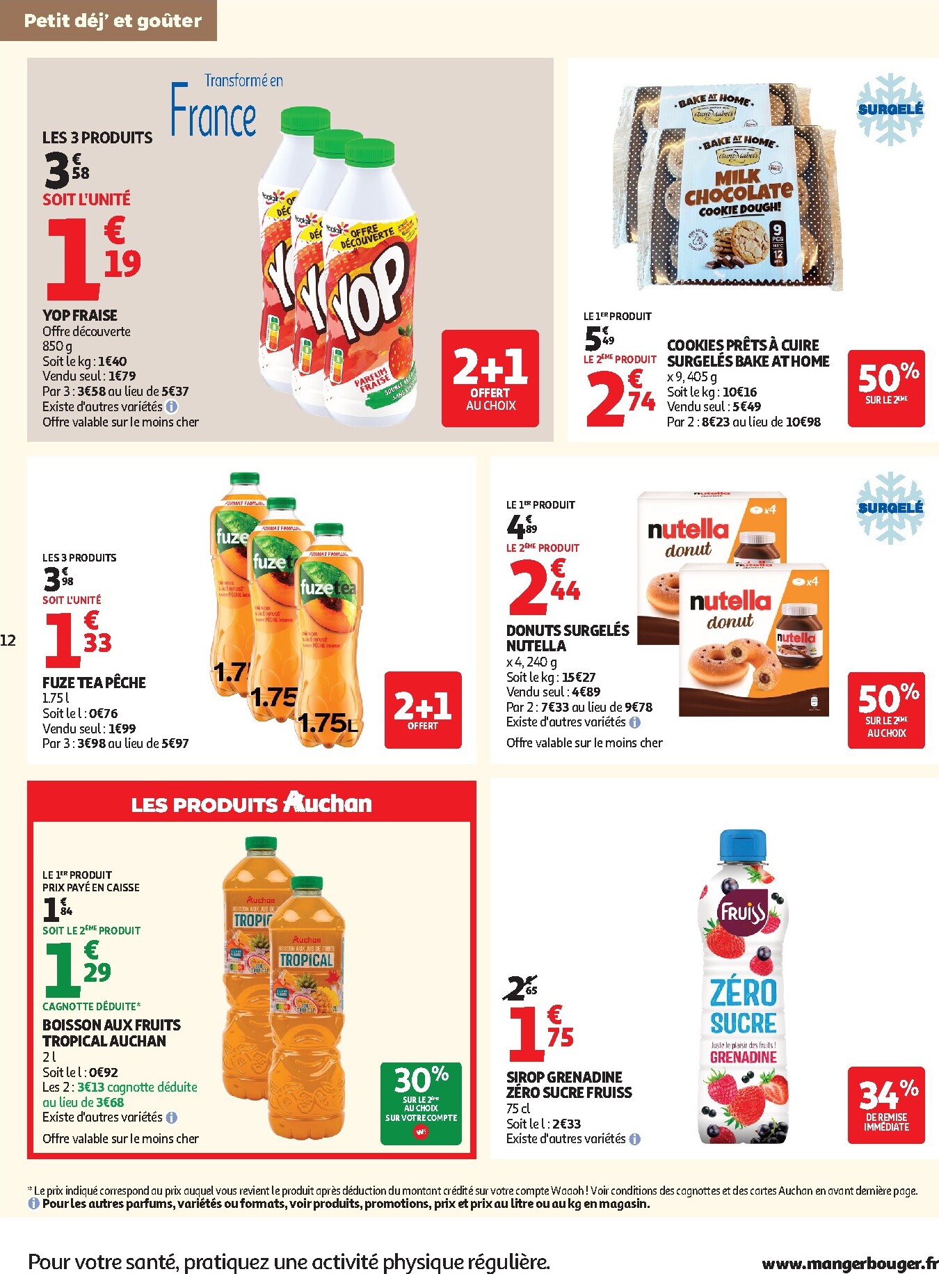 auchan - Prospectus Auchan - Petit déj, goûter hypers valide du du mercredi 15/07/2026 au du dimanche 26/07/2026 - page: 12