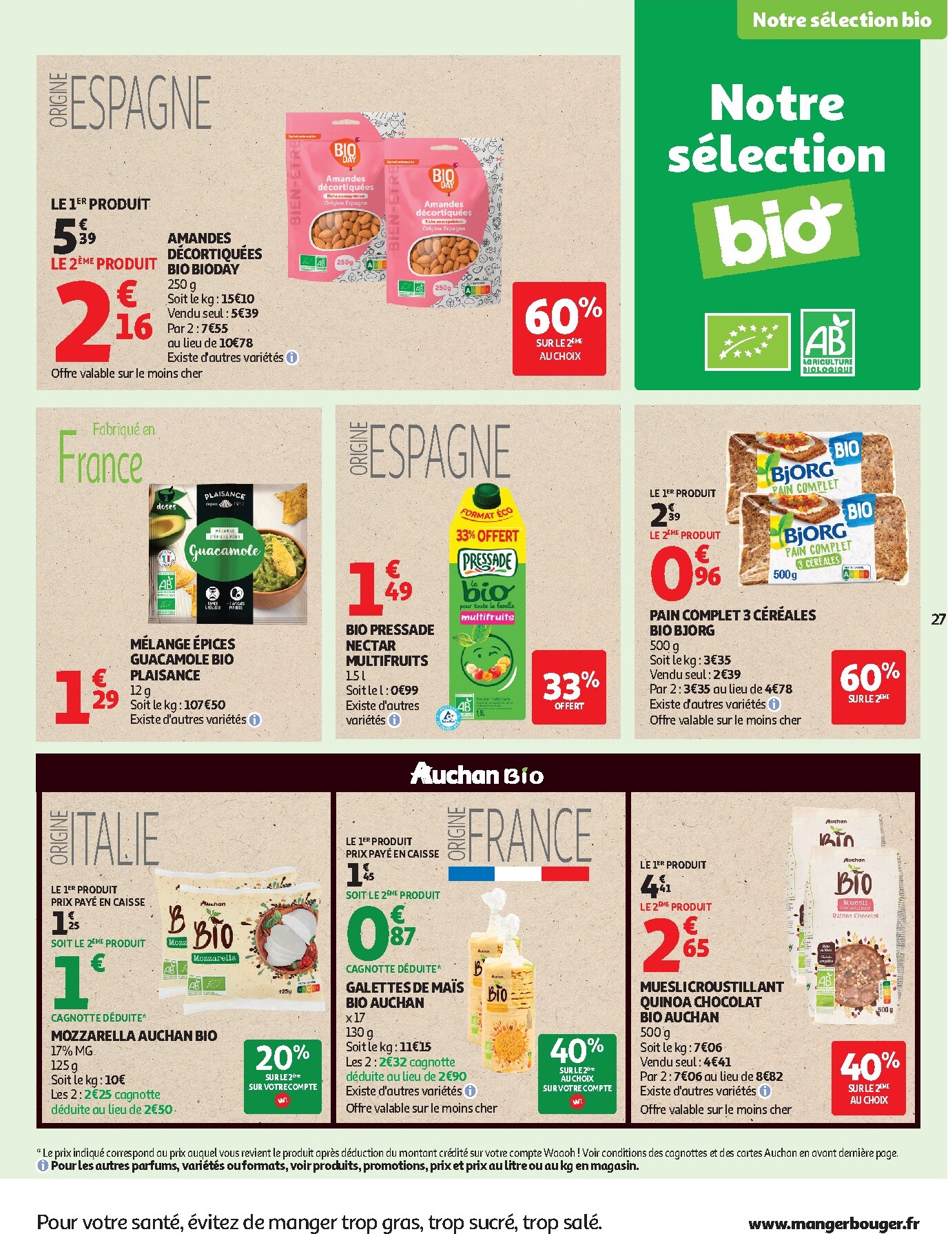 auchan - Prospectus Auchan - Petit déj, goûter hypers valide du du mercredi 15/07/2026 au du dimanche 26/07/2026 - page: 27