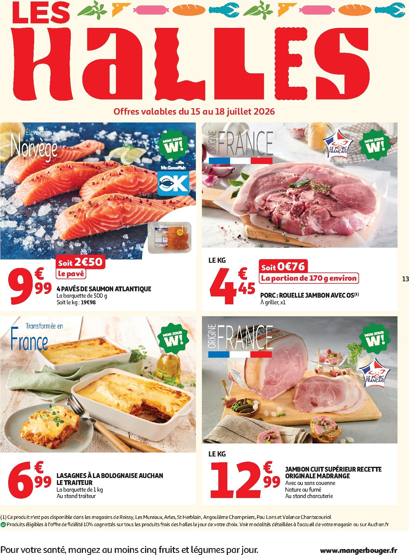 auchan - Prospectus Auchan - Petit déj, goûter hypers valide du du mercredi 15/07/2026 au du dimanche 26/07/2026 - page: 13