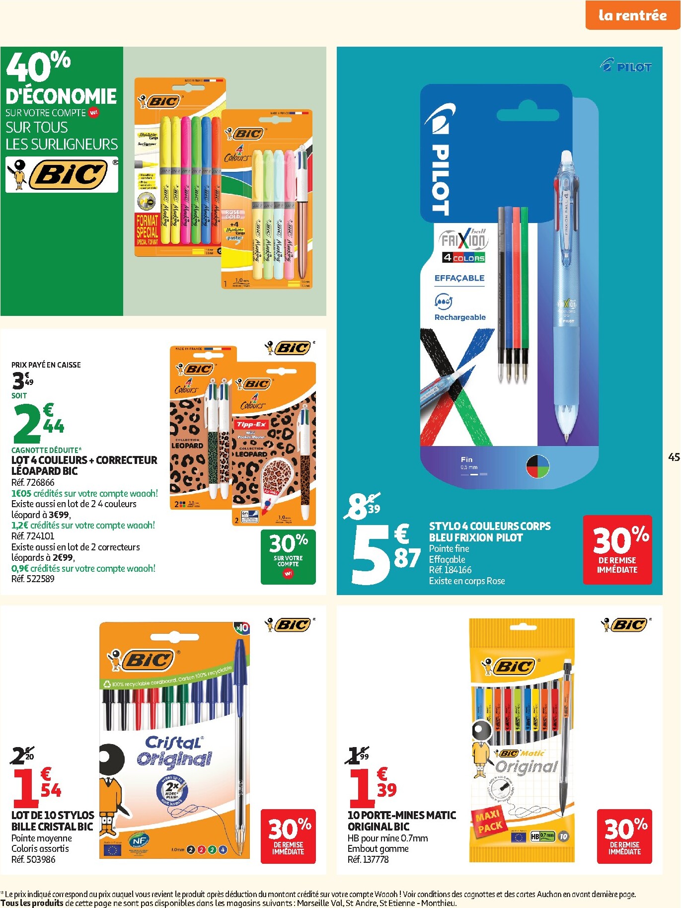 auchan - Flyer Auchan pour la semaine prochaine du du mardi 21/07/2026 au du dimanche 02/08/2026 - page: 45