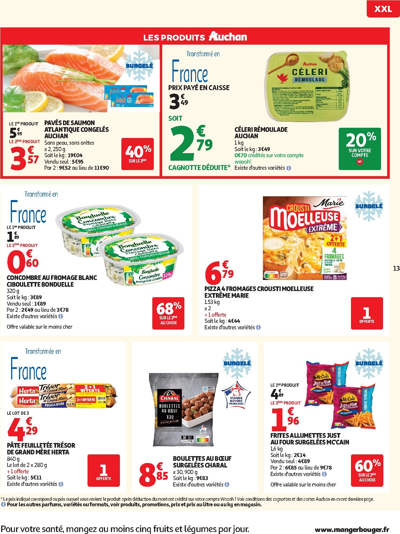 auchan - Flyer Auchan pour la semaine prochaine du du mardi 21/07/2026 au du dimanche 02/08/2026 - page: 13