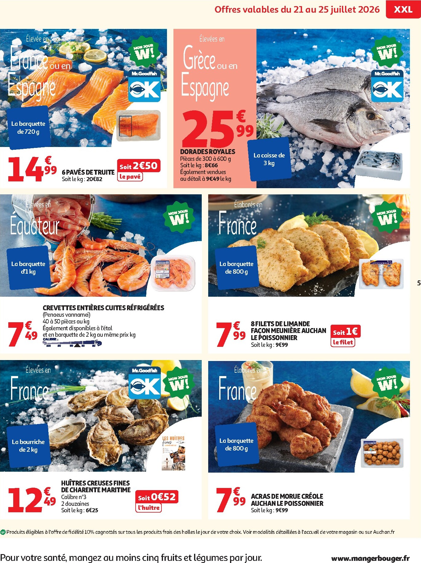 auchan - Flyer Auchan pour la semaine prochaine du du mardi 21/07/2026 au du dimanche 02/08/2026 - page: 5