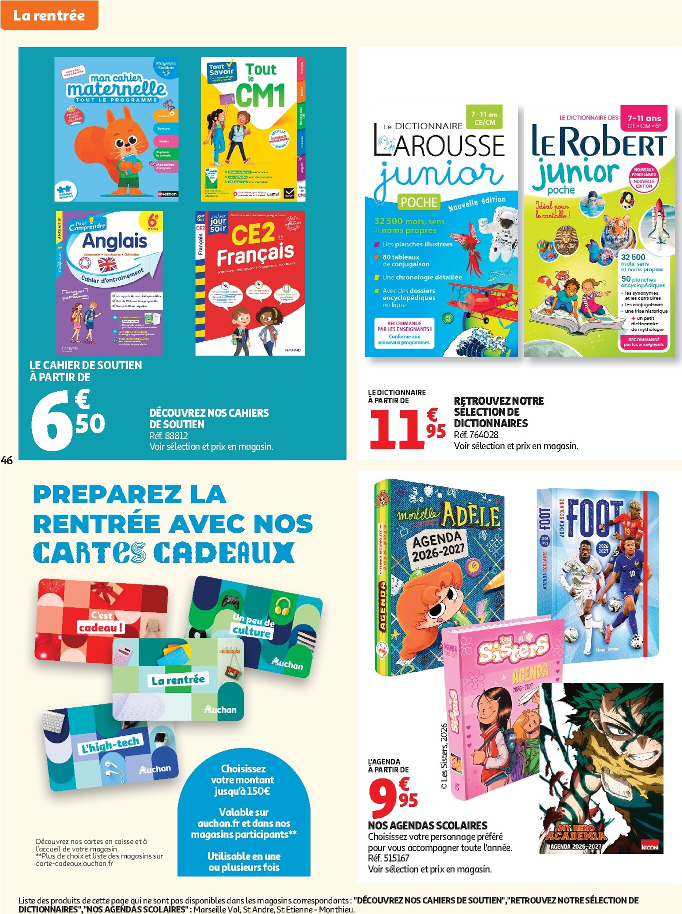auchan - Flyer Auchan pour la semaine prochaine du du mardi 21/07/2026 au du dimanche 02/08/2026 - page: 46