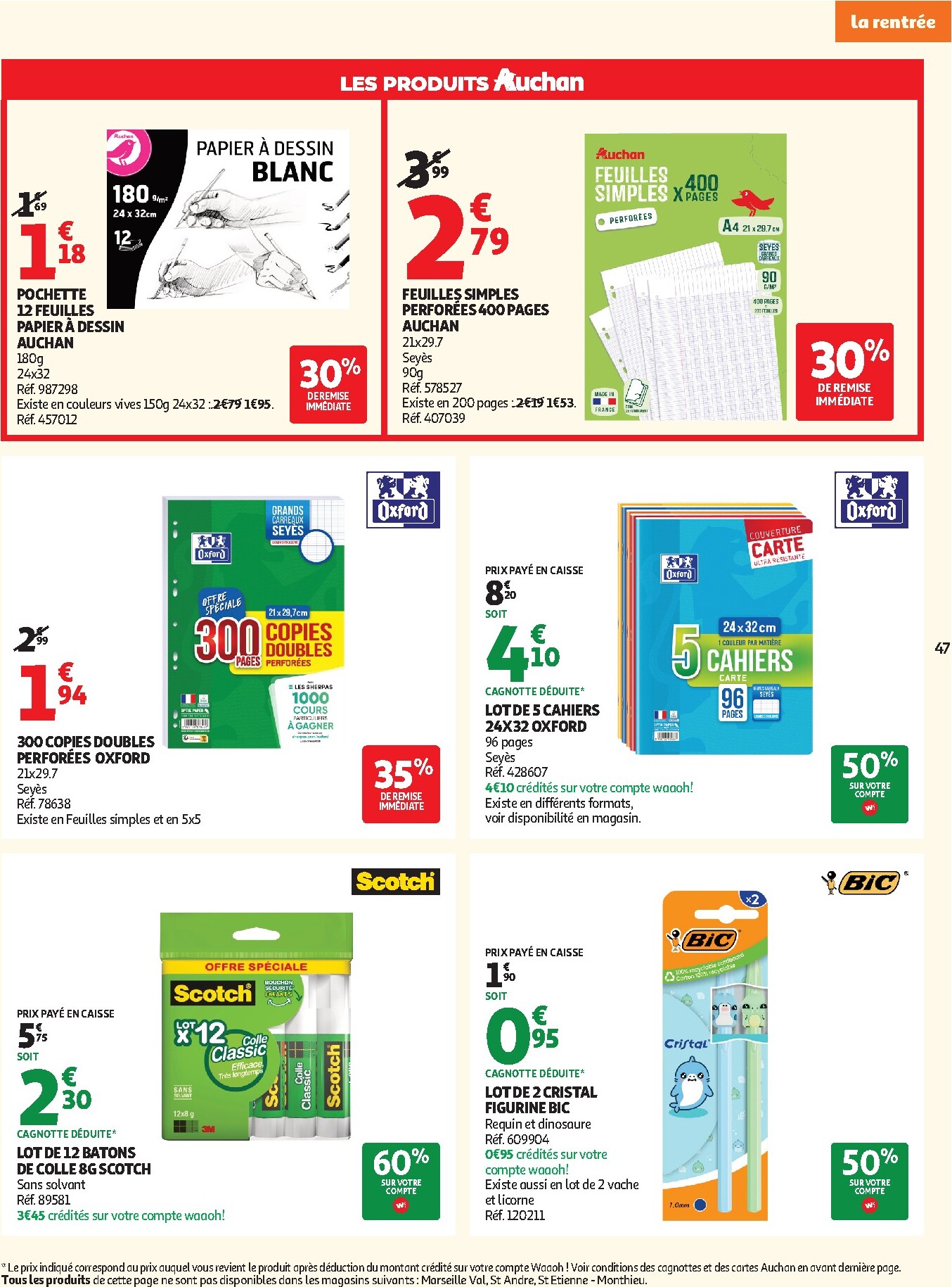 auchan - Flyer Auchan - Saveurs d'été hypers pour la semaine prochaine du du mardi 28/07/2026 au du dimanche 09/08/2026 - page: 47