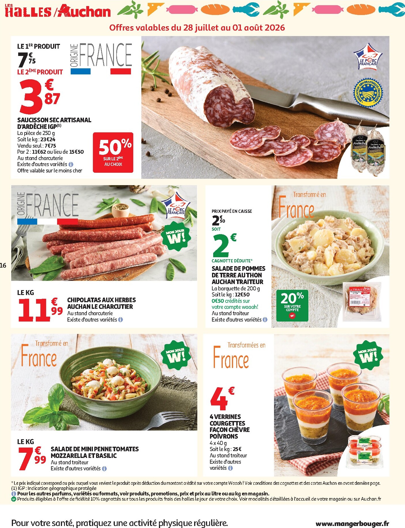 auchan - Flyer Auchan - Saveurs d'été hypers pour la semaine prochaine du du mardi 28/07/2026 au du dimanche 09/08/2026 - page: 16