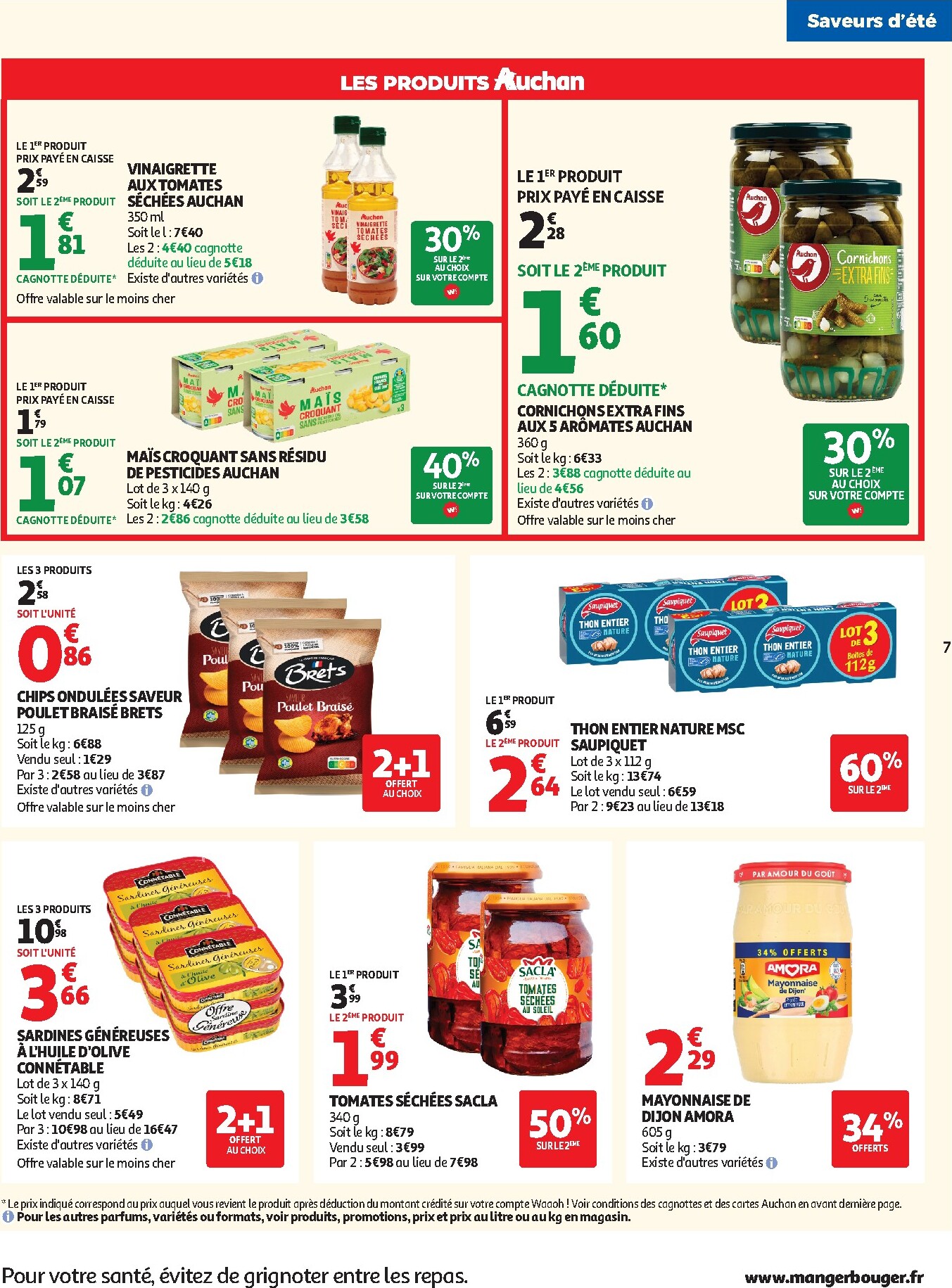 auchan - Flyer Auchan - Saveurs d'été hypers pour la semaine prochaine du du mardi 28/07/2026 au du dimanche 09/08/2026 - page: 7