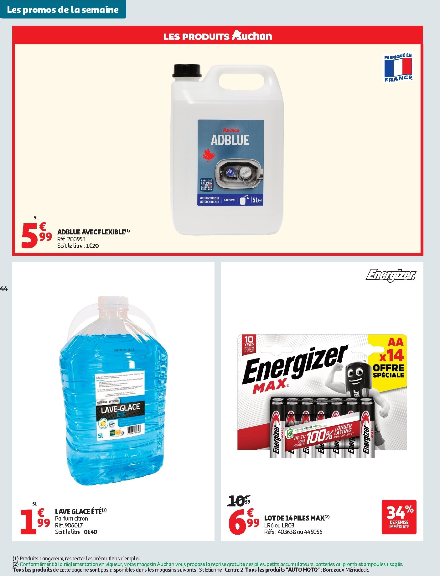 auchan - Flyer Auchan - Saveurs d'été hypers pour la semaine prochaine du du mardi 28/07/2026 au du dimanche 09/08/2026 - page: 44