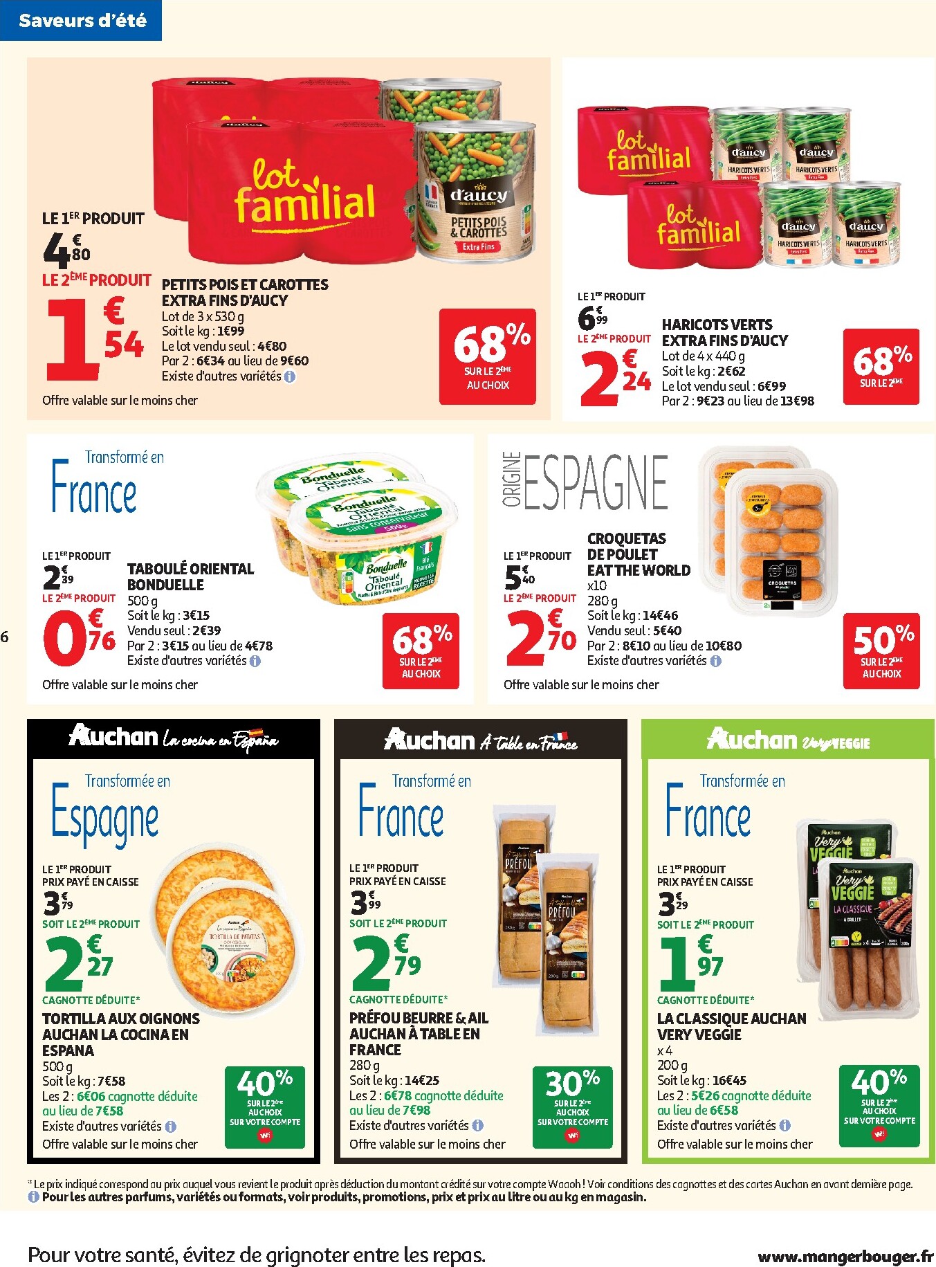 auchan - Flyer Auchan - Saveurs d'été hypers pour la semaine prochaine du du mardi 28/07/2026 au du dimanche 09/08/2026 - page: 6