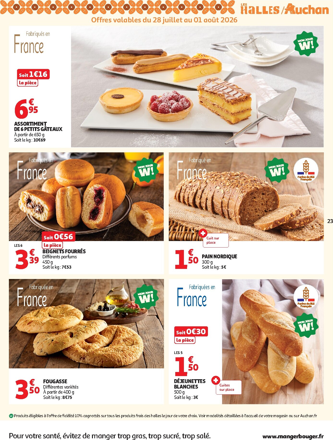 auchan - Flyer Auchan - Saveurs d'été hypers pour la semaine prochaine du du mardi 28/07/2026 au du dimanche 09/08/2026 - page: 23