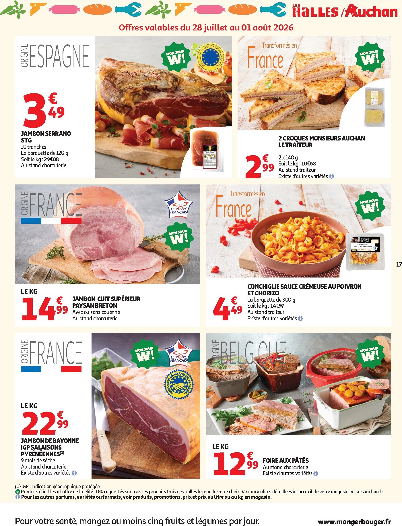auchan - Flyer Auchan - Saveurs d'été hypers pour la semaine prochaine du du mardi 28/07/2026 au du dimanche 09/08/2026 - page: 17