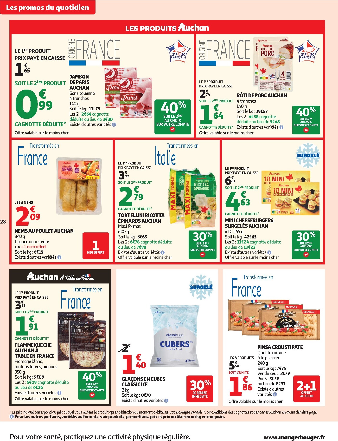 auchan - Flyer Auchan - Saveurs d'été hypers pour la semaine prochaine du du mardi 28/07/2026 au du dimanche 09/08/2026 - page: 28