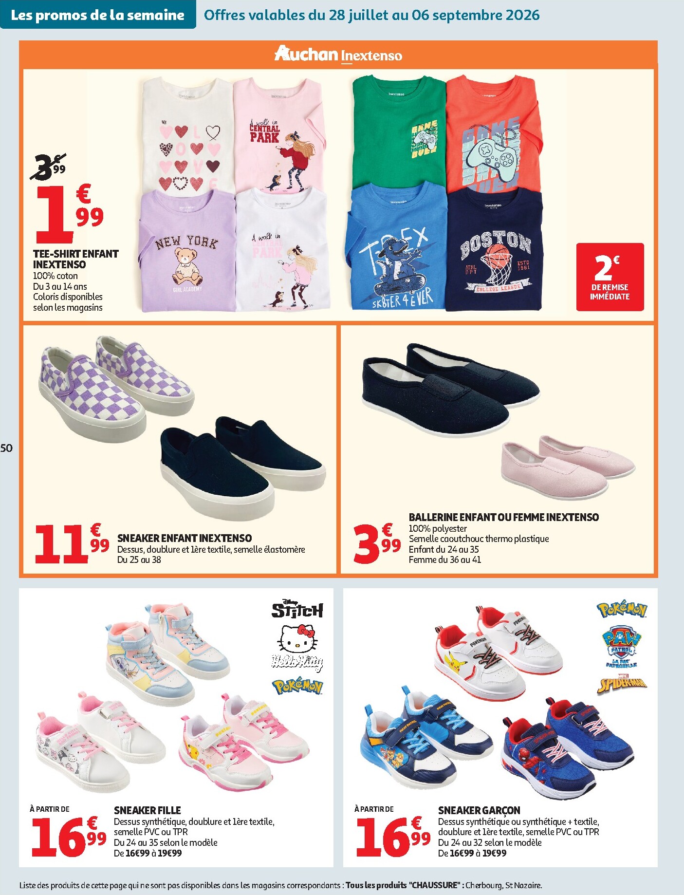 auchan - Flyer Auchan - Saveurs d'été hypers pour la semaine prochaine du du mardi 28/07/2026 au du dimanche 09/08/2026 - page: 50