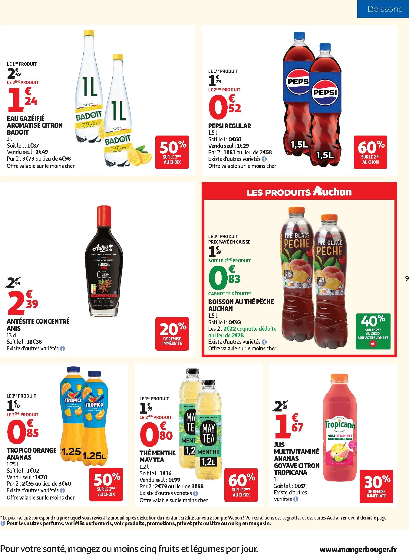 auchan - Flyer Auchan - Saveurs d'été supers pour la semaine prochaine du du mardi 28/07/2026 au du samedi 08/08/2026 - page: 9
