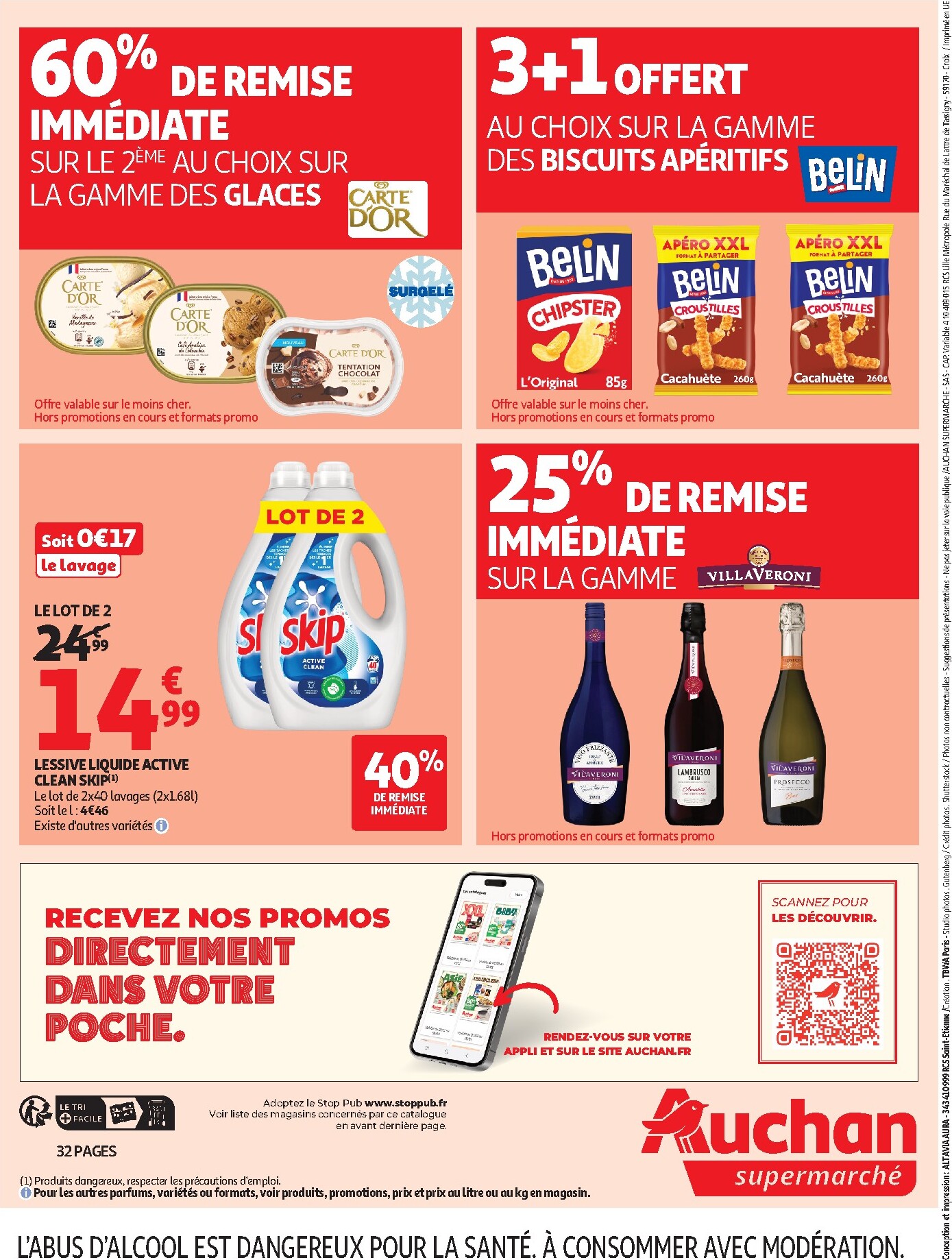 auchan - Flyer Auchan - Saveurs d'été supers pour la semaine prochaine du du mardi 28/07/2026 au du samedi 08/08/2026 - page: 32
