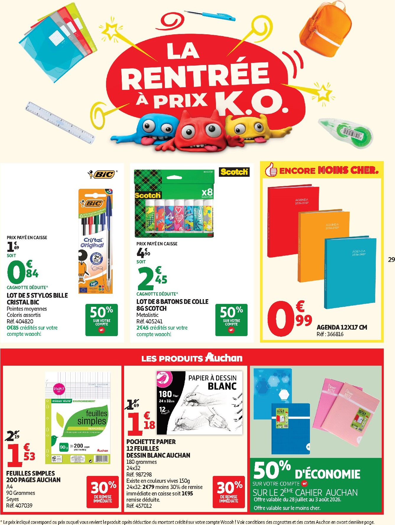auchan - Flyer Auchan - Saveurs d'été supers pour la semaine prochaine du du mardi 28/07/2026 au du samedi 08/08/2026 - page: 29