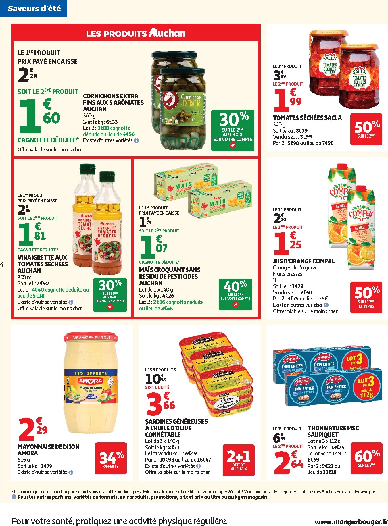 auchan - Flyer Auchan - Saveurs d'été supers pour la semaine prochaine du du mardi 28/07/2026 au du samedi 08/08/2026 - page: 4