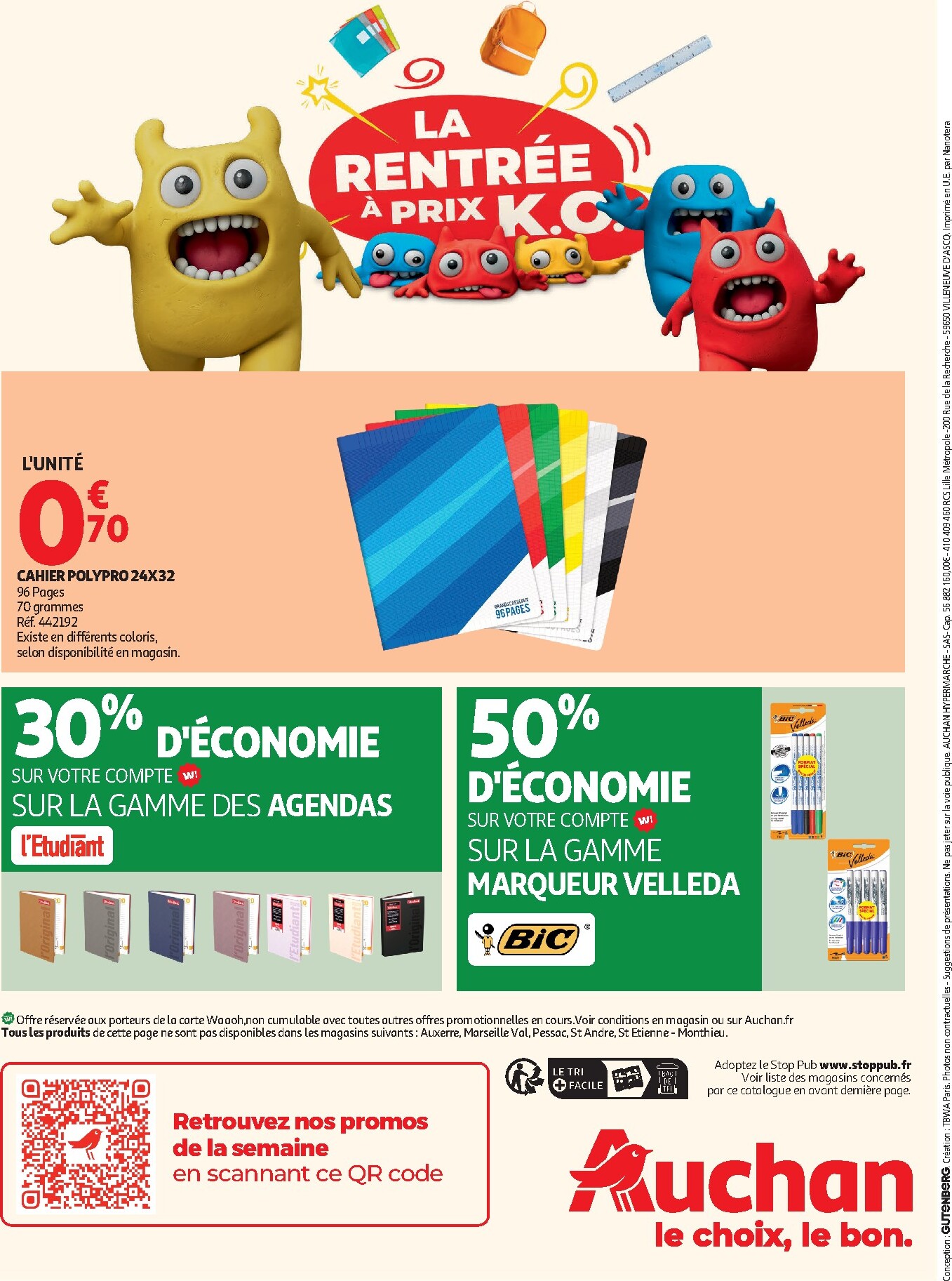 auchan - Flyer Auchan pour la semaine prochaine du du mardi 04/08/2026 au du dimanche 16/08/2026 - page: 40