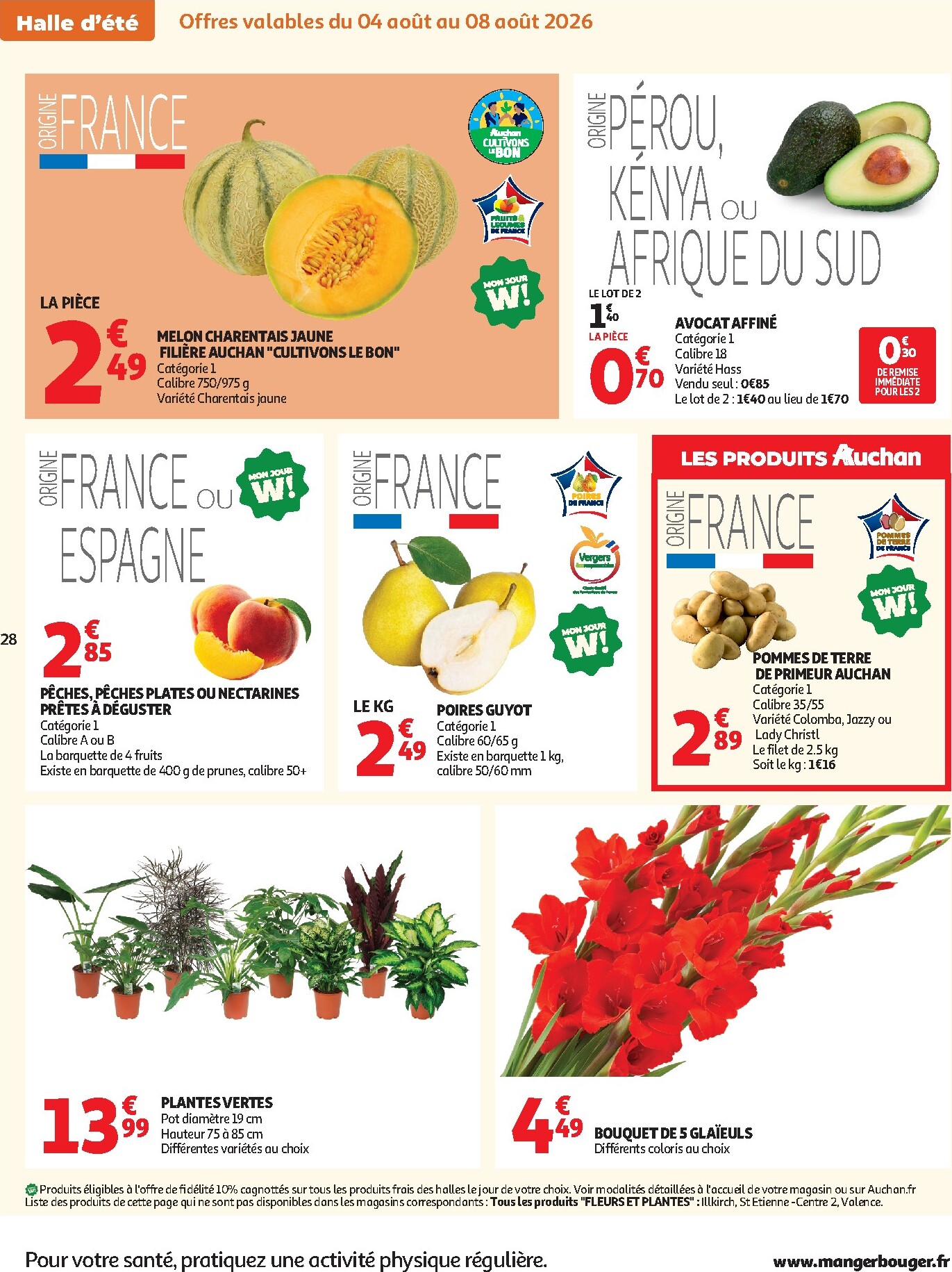 auchan - Flyer Auchan pour la semaine prochaine du du mardi 04/08/2026 au du dimanche 16/08/2026 - page: 28