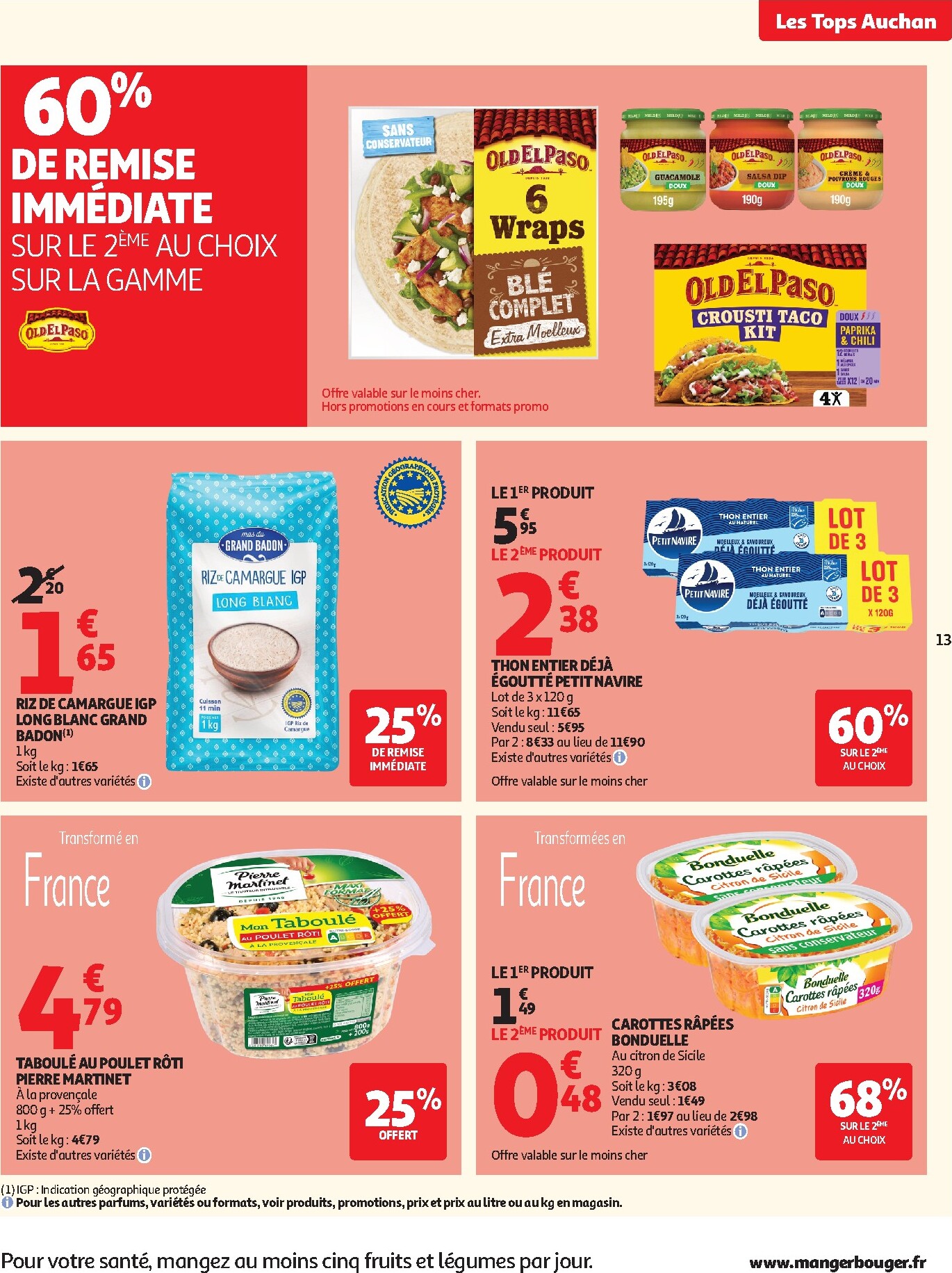 auchan - Flyer Auchan pour la semaine prochaine du du mardi 04/08/2026 au du dimanche 16/08/2026 - page: 13