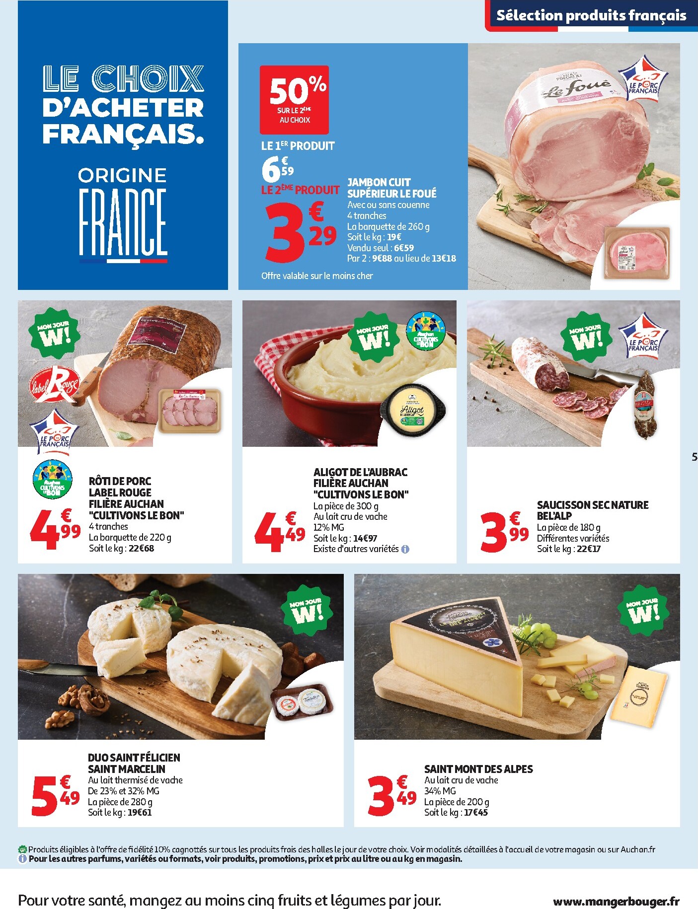 auchan - Flyer Auchan supermarché pour la semaine prochaine du du mardi 04/08/2026 au du samedi 08/08/2026 - page: 5