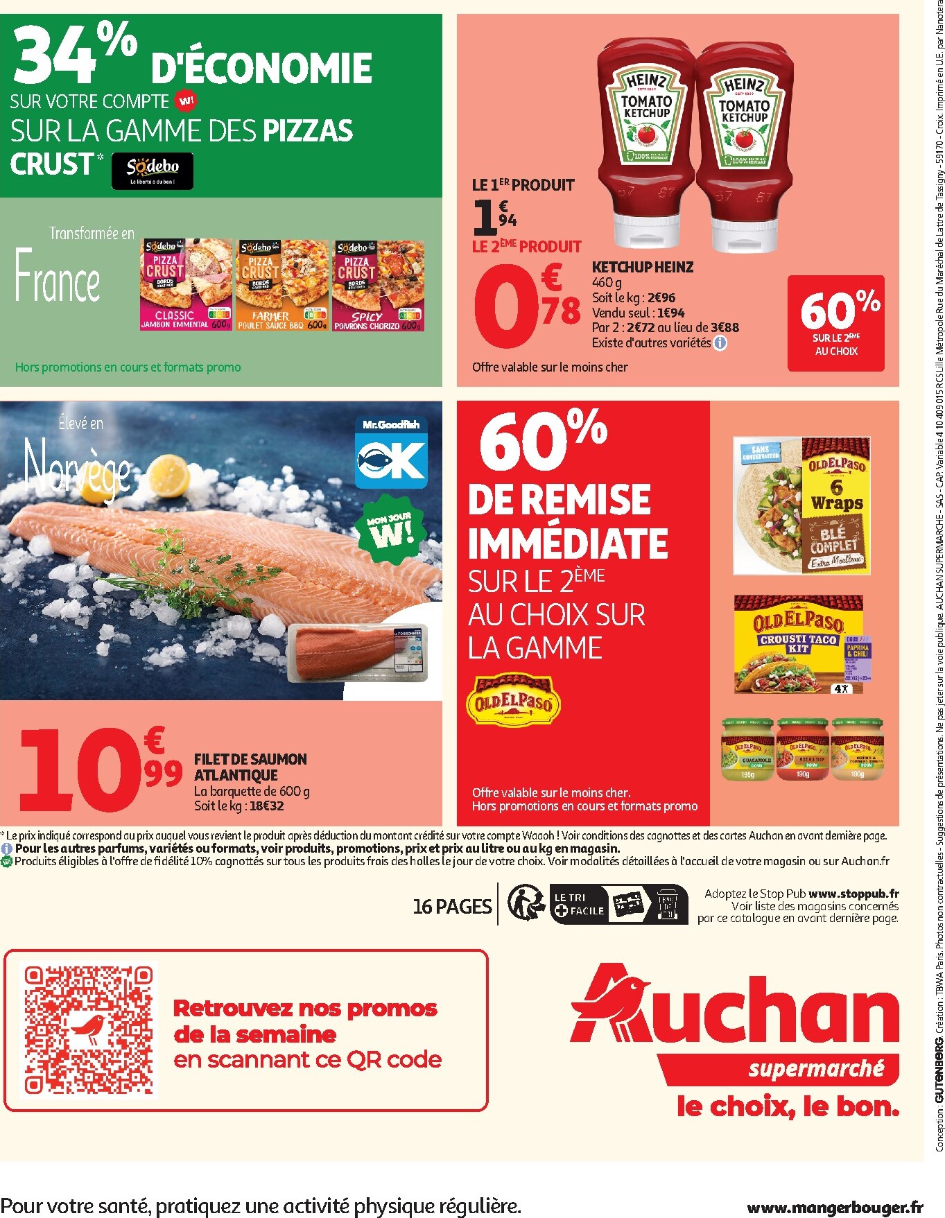 auchan - Flyer Auchan supermarché pour la semaine prochaine du du mardi 04/08/2026 au du samedi 08/08/2026 - page: 16