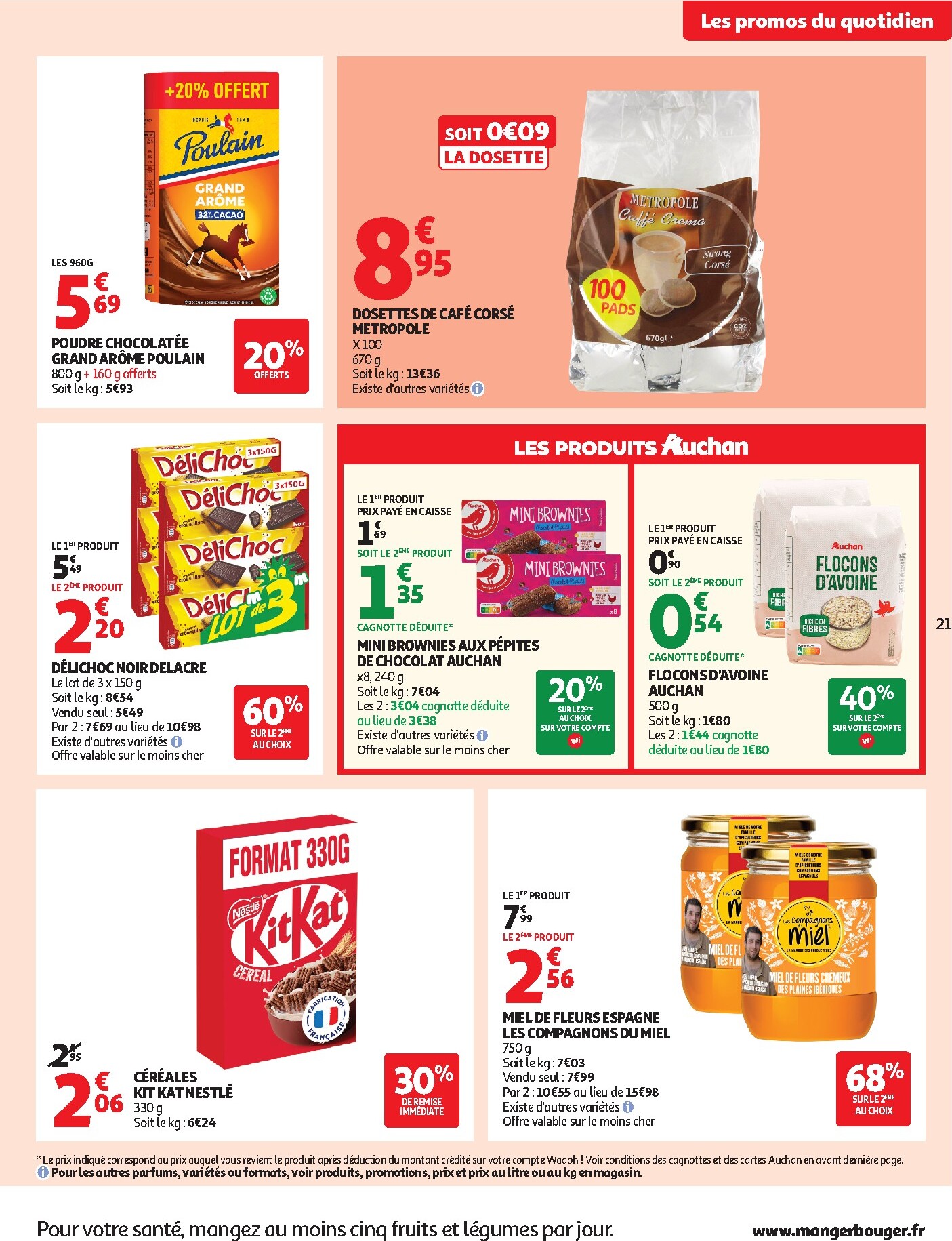 auchan - Flyer Auchan pour la semaine prochaine du du mardi 11/08/2026 au du dimanche 23/08/2026 - page: 21