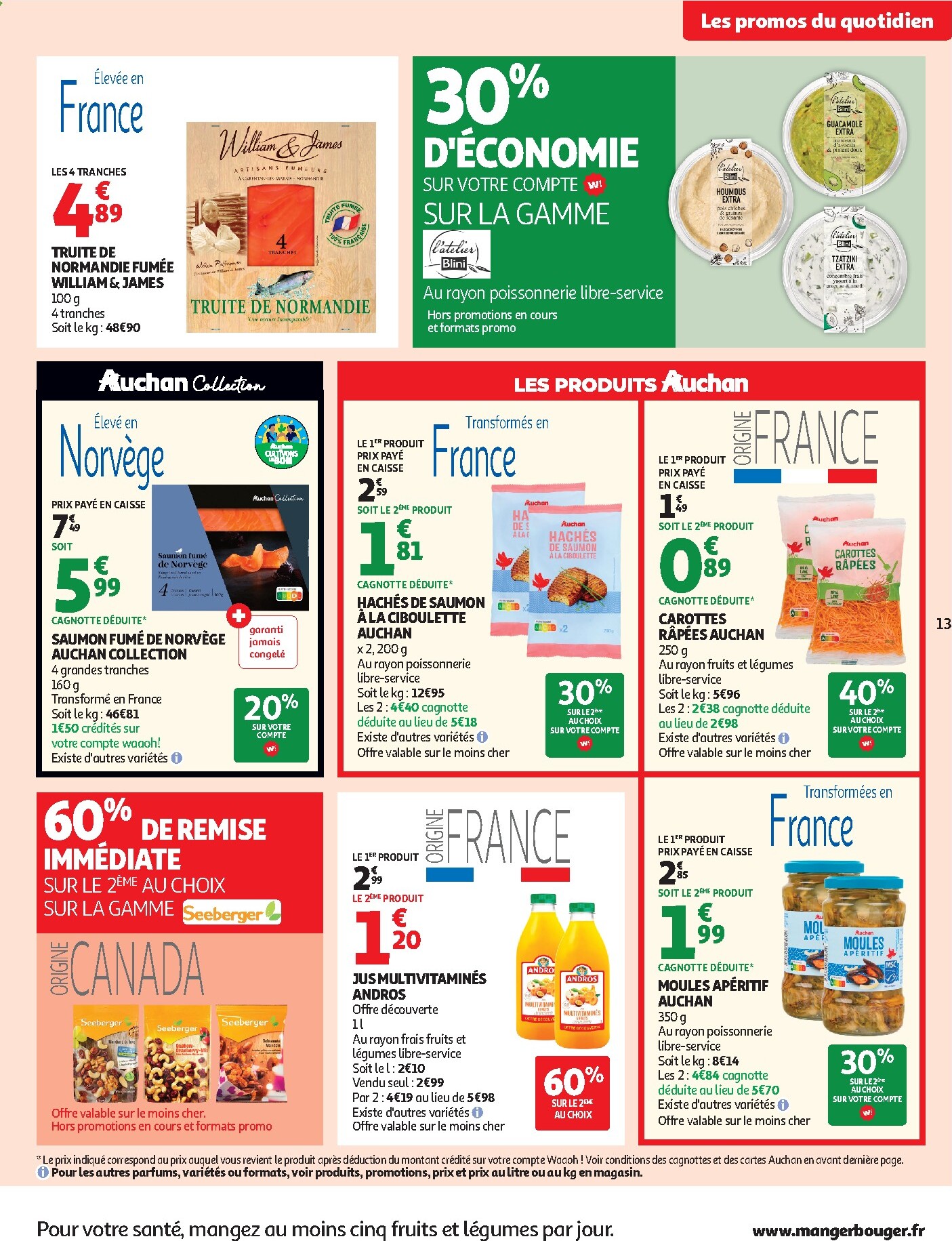 auchan - Flyer Auchan pour la semaine prochaine du du mardi 11/08/2026 au du dimanche 23/08/2026 - page: 13