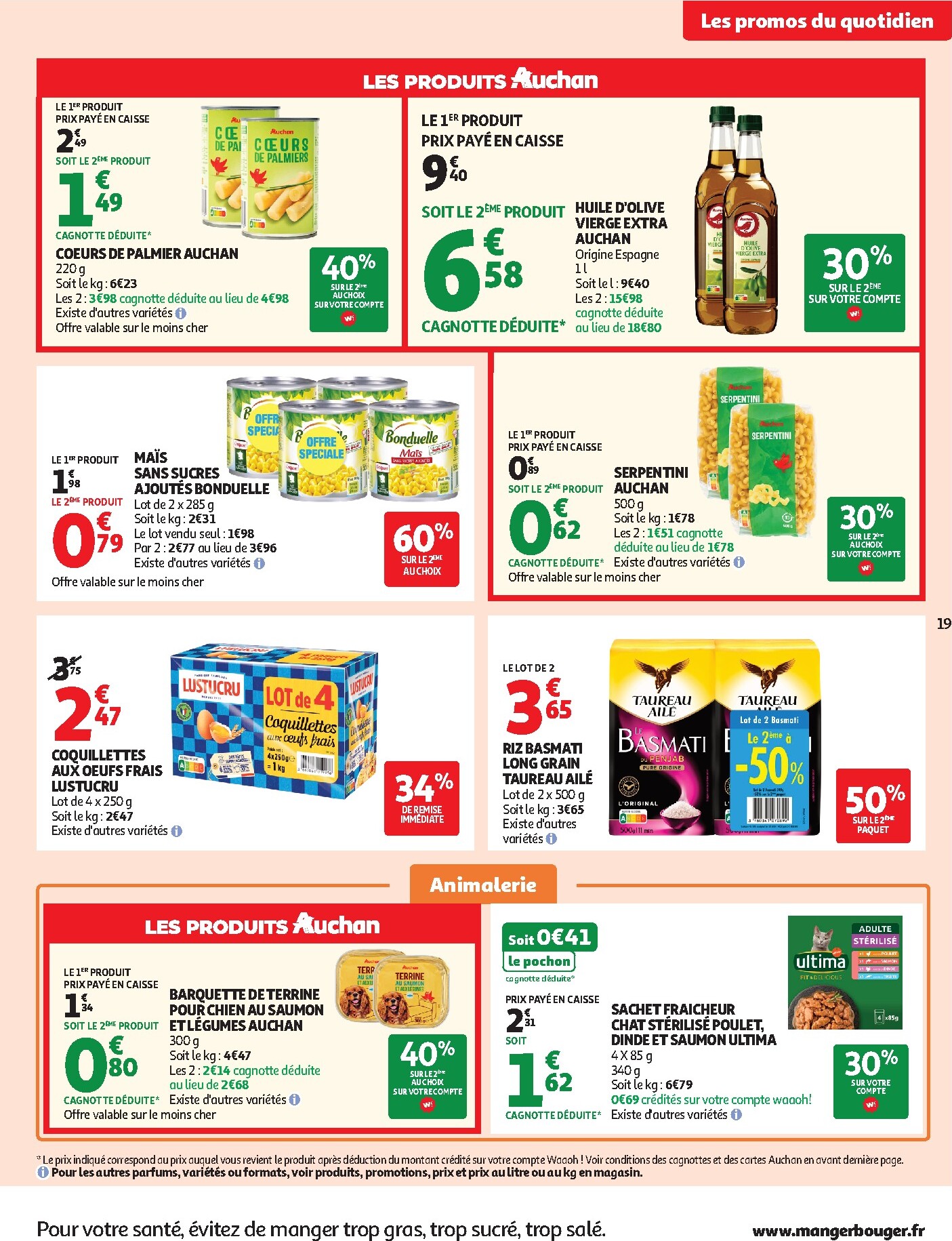 auchan - Flyer Auchan pour la semaine prochaine du du mardi 11/08/2026 au du dimanche 23/08/2026 - page: 19