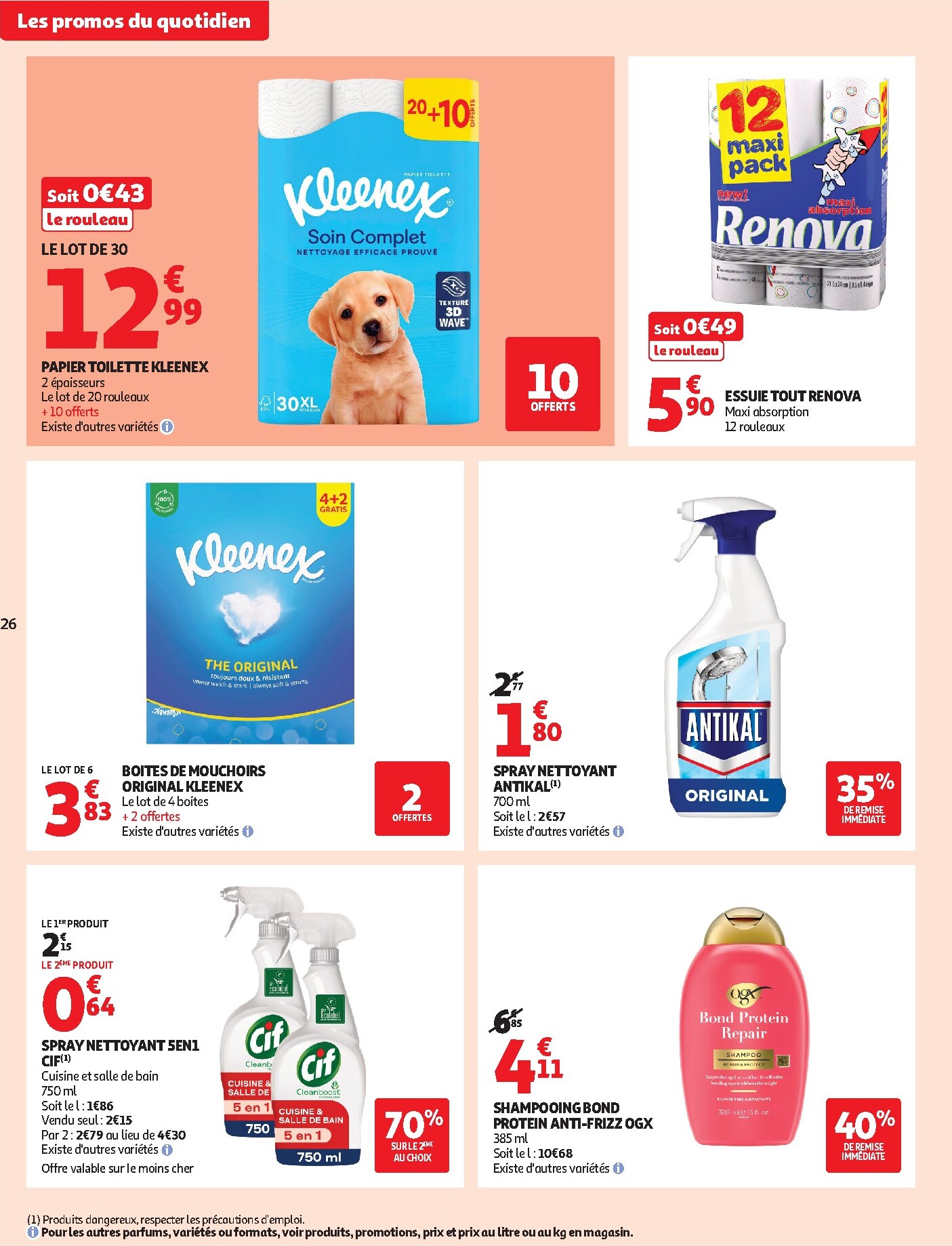 auchan - Flyer Auchan pour la semaine prochaine du du mardi 11/08/2026 au du dimanche 23/08/2026 - page: 26