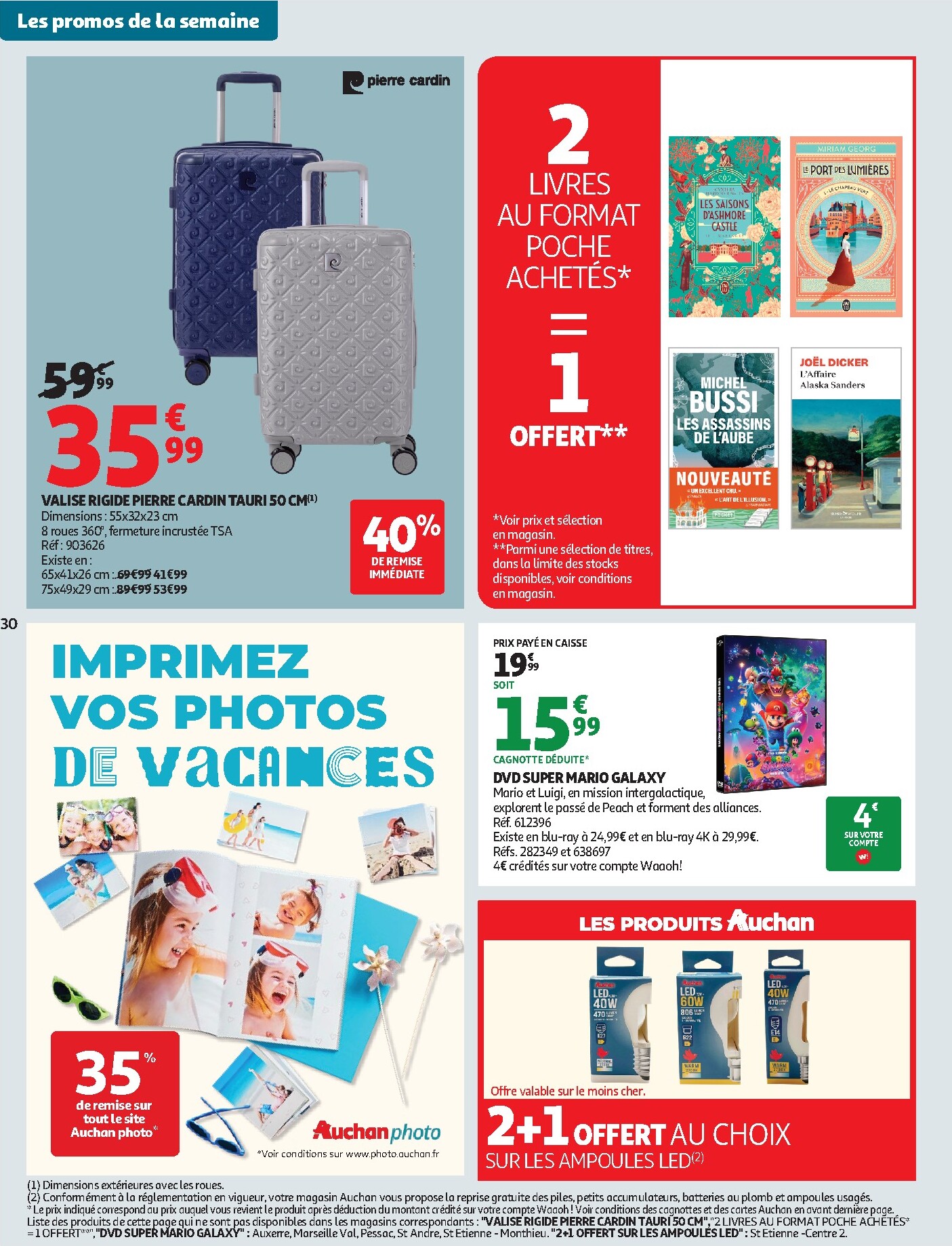 auchan - Flyer Auchan pour la semaine prochaine du du mardi 11/08/2026 au du dimanche 23/08/2026 - page: 30