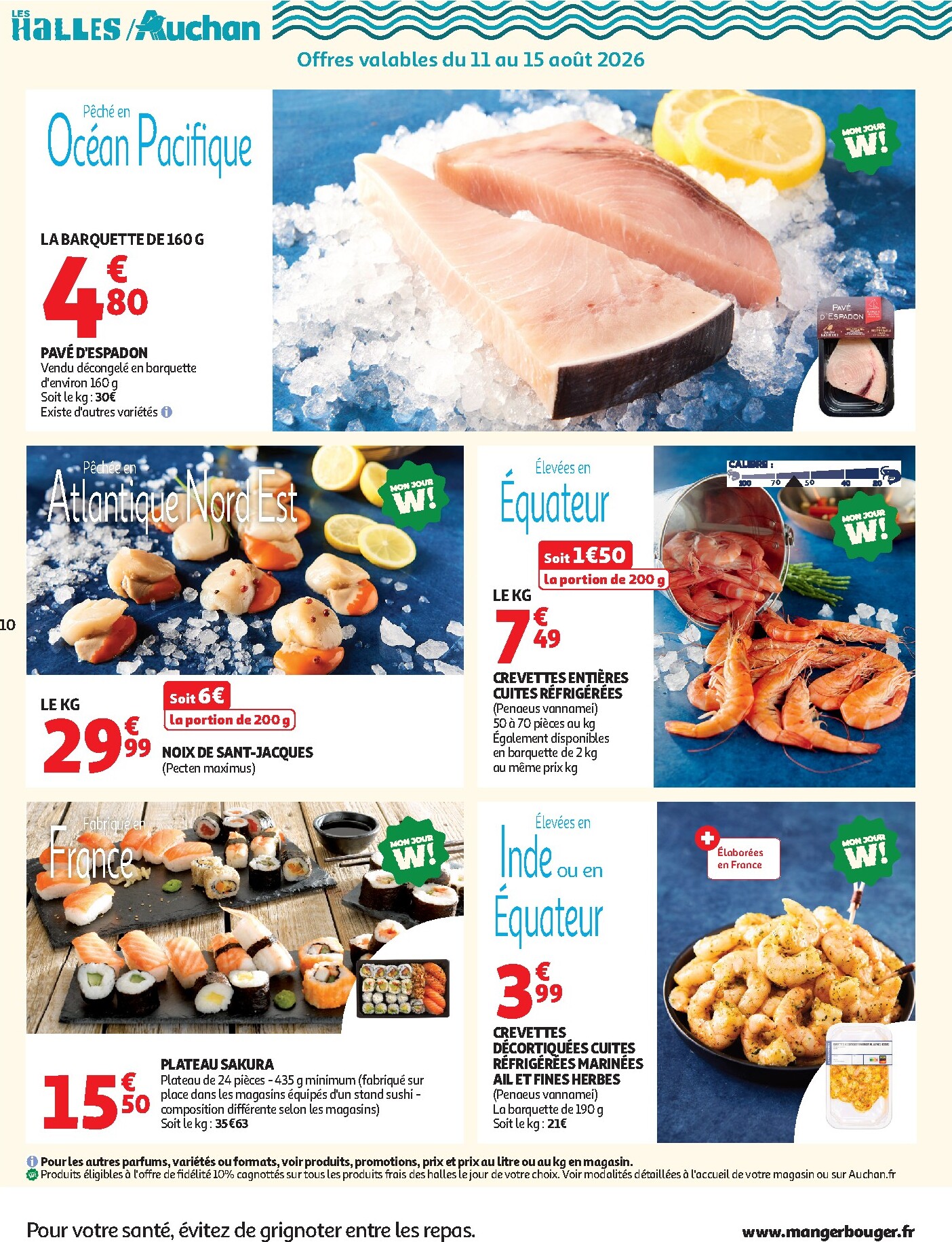 auchan - Flyer Auchan pour la semaine prochaine du du mardi 11/08/2026 au du dimanche 23/08/2026 - page: 10