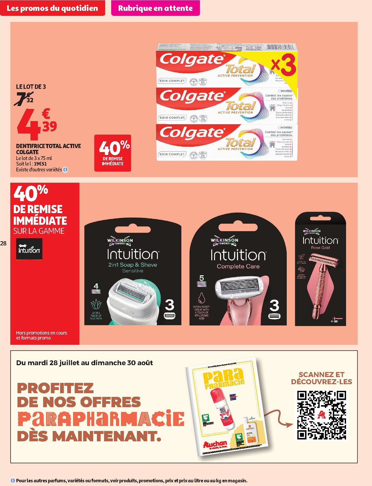 auchan - Flyer Auchan pour la semaine prochaine du du mardi 11/08/2026 au du dimanche 23/08/2026 - page: 28