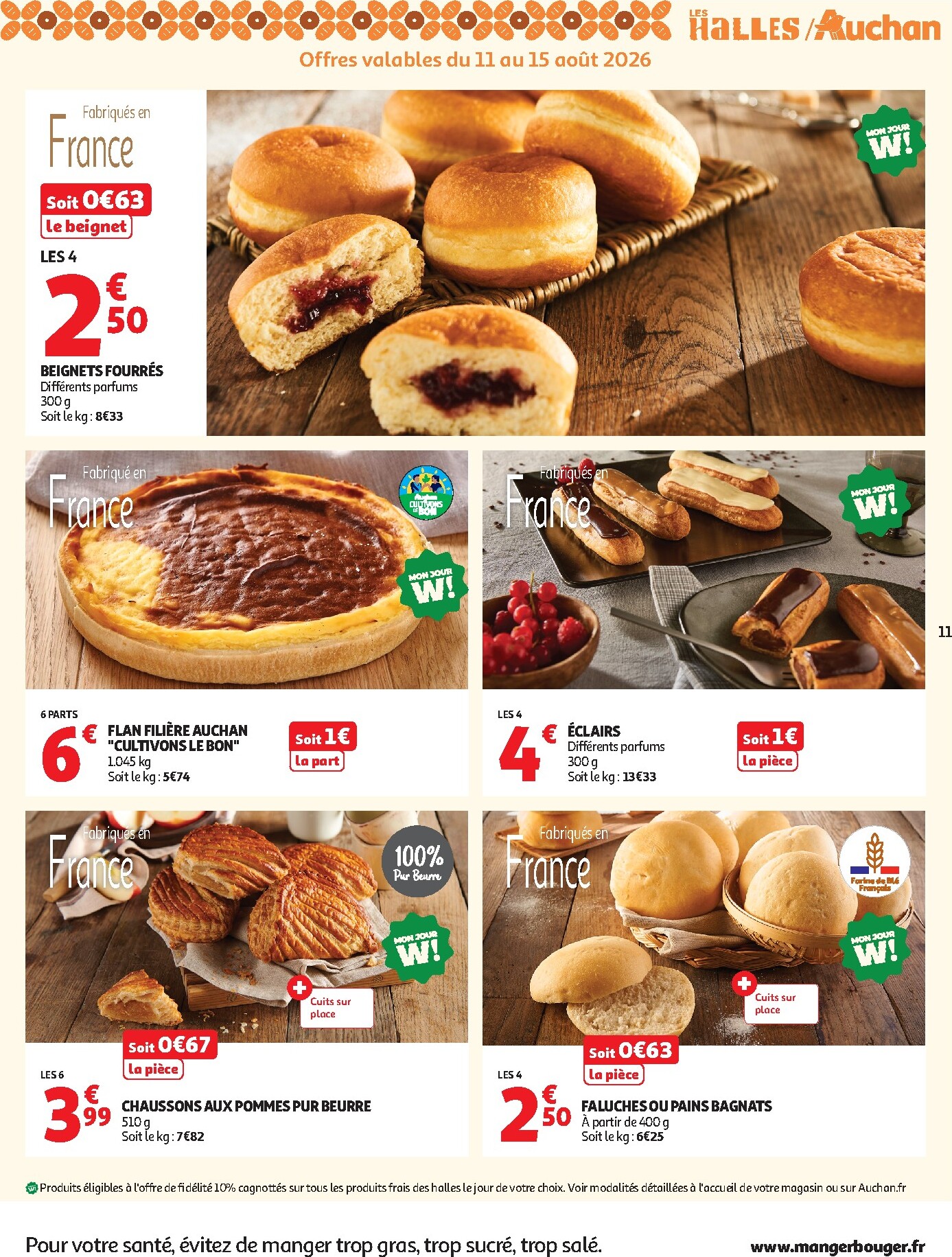 auchan - Flyer Auchan pour la semaine prochaine du du mardi 11/08/2026 au du dimanche 23/08/2026 - page: 11