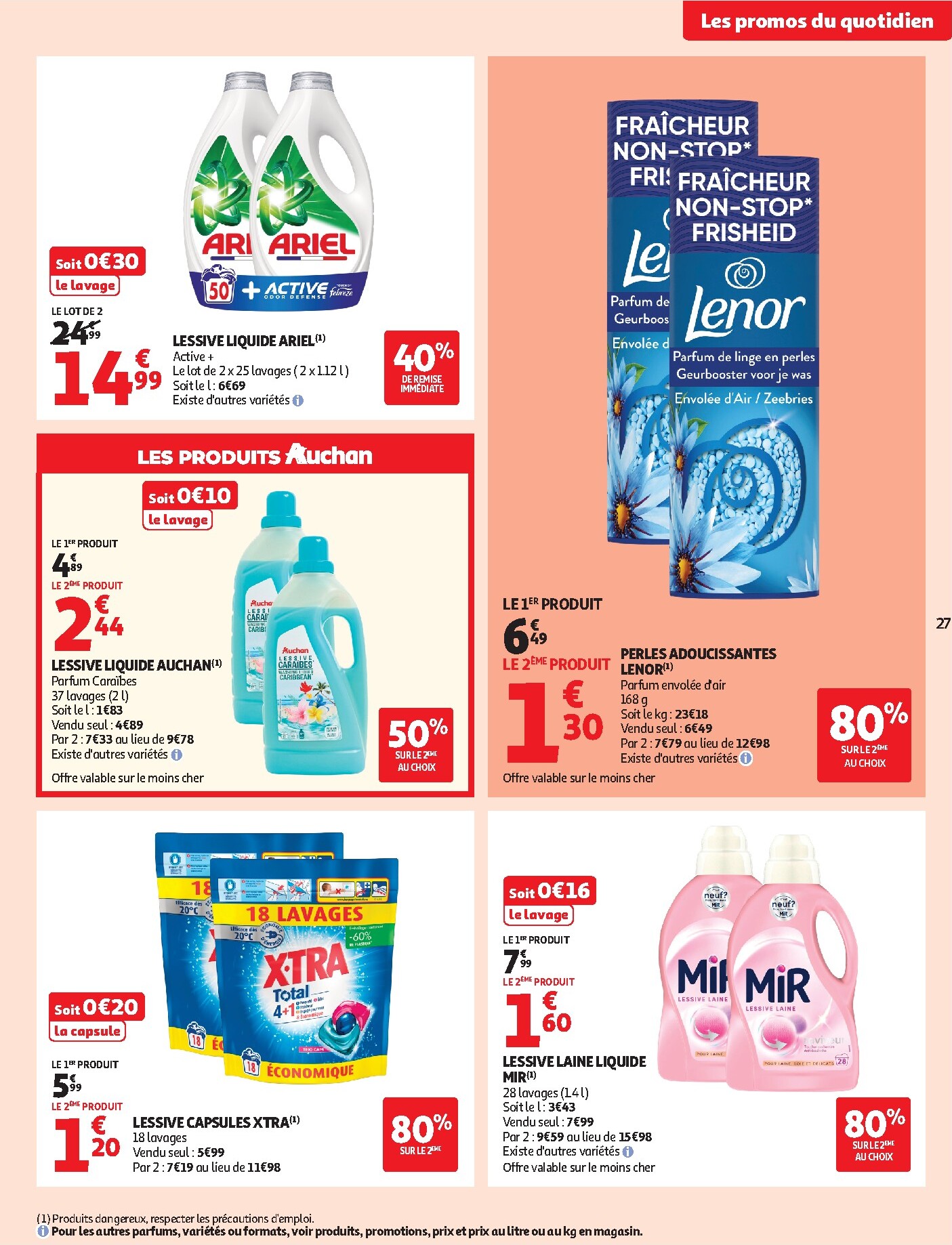 auchan - Flyer Auchan pour la semaine prochaine du du mardi 11/08/2026 au du dimanche 23/08/2026 - page: 27