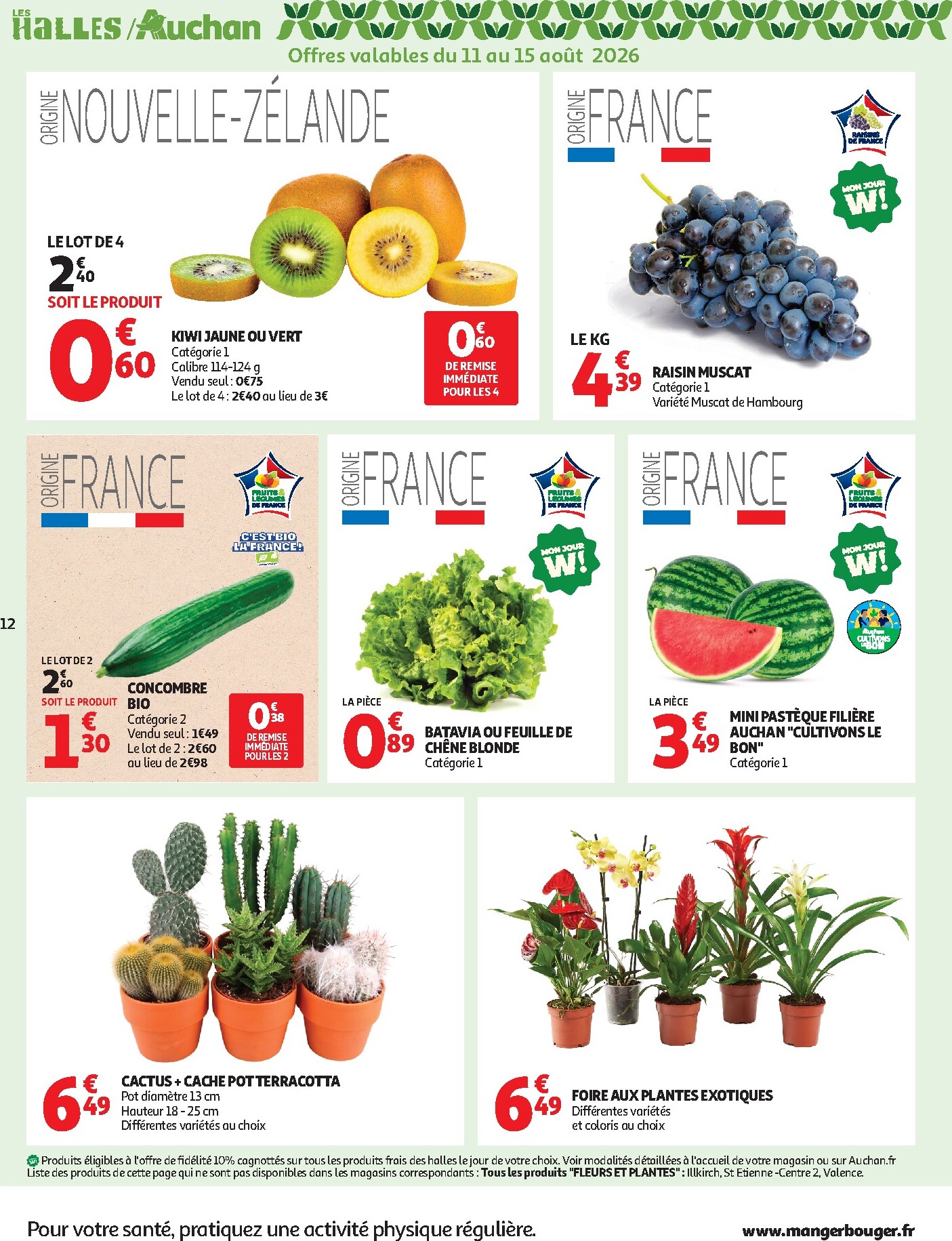 auchan - Flyer Auchan pour la semaine prochaine du du mardi 11/08/2026 au du dimanche 23/08/2026 - page: 12