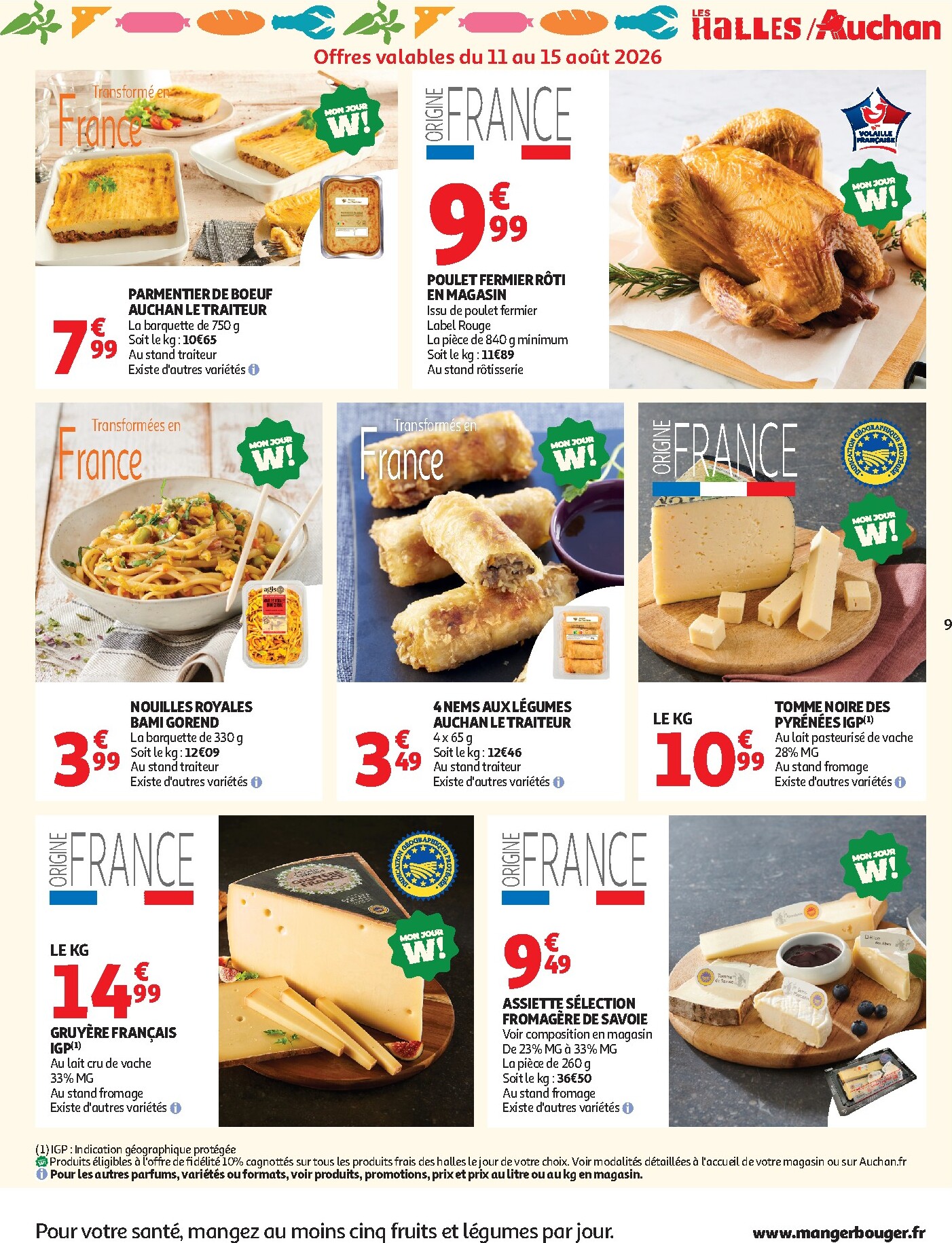 auchan - Flyer Auchan pour la semaine prochaine du du mardi 11/08/2026 au du dimanche 23/08/2026 - page: 9