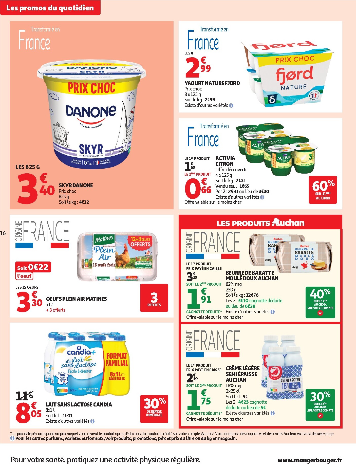 auchan - Flyer Auchan pour la semaine prochaine du du mardi 11/08/2026 au du dimanche 23/08/2026 - page: 16