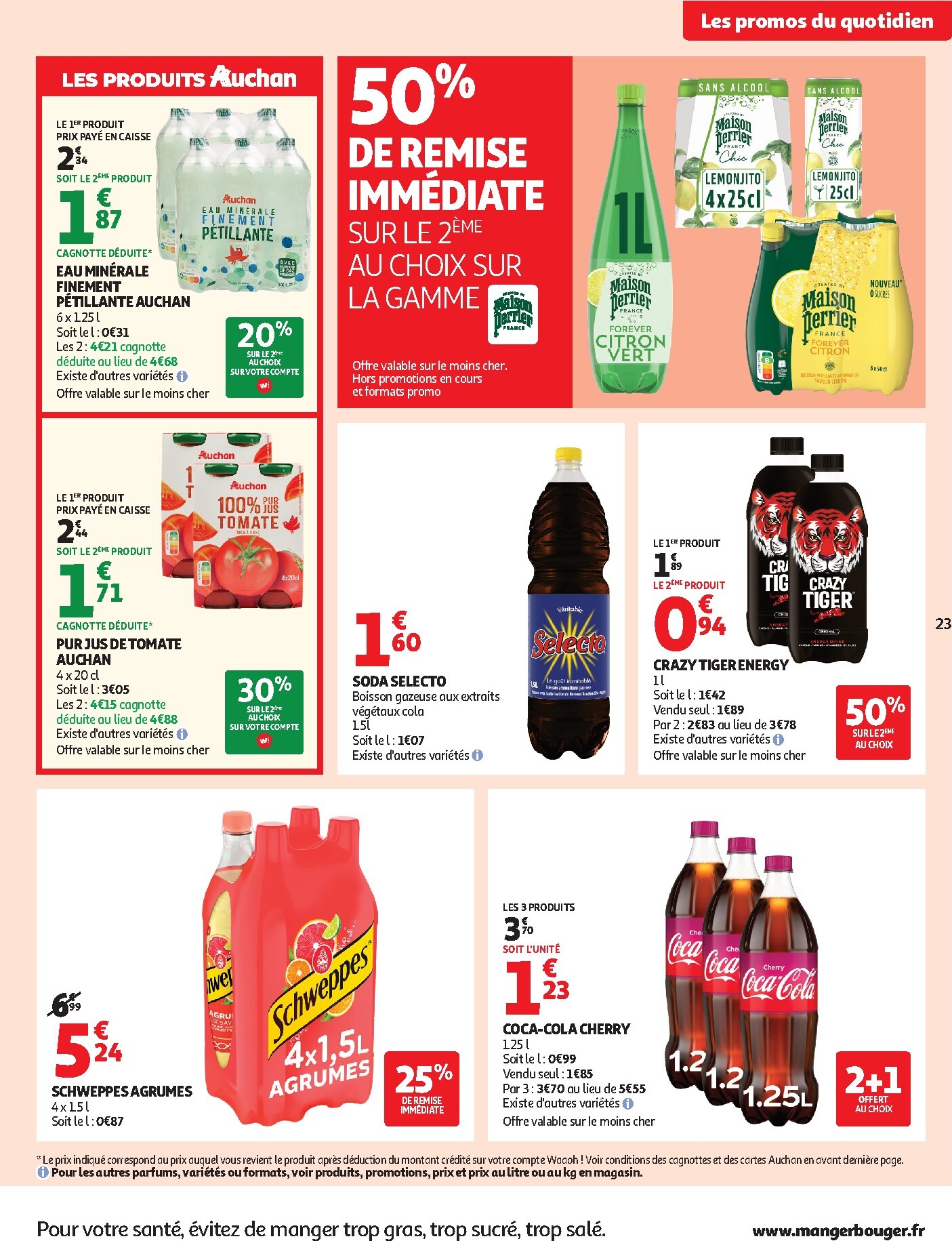 auchan - Flyer Auchan pour la semaine prochaine du du mardi 11/08/2026 au du dimanche 23/08/2026 - page: 23